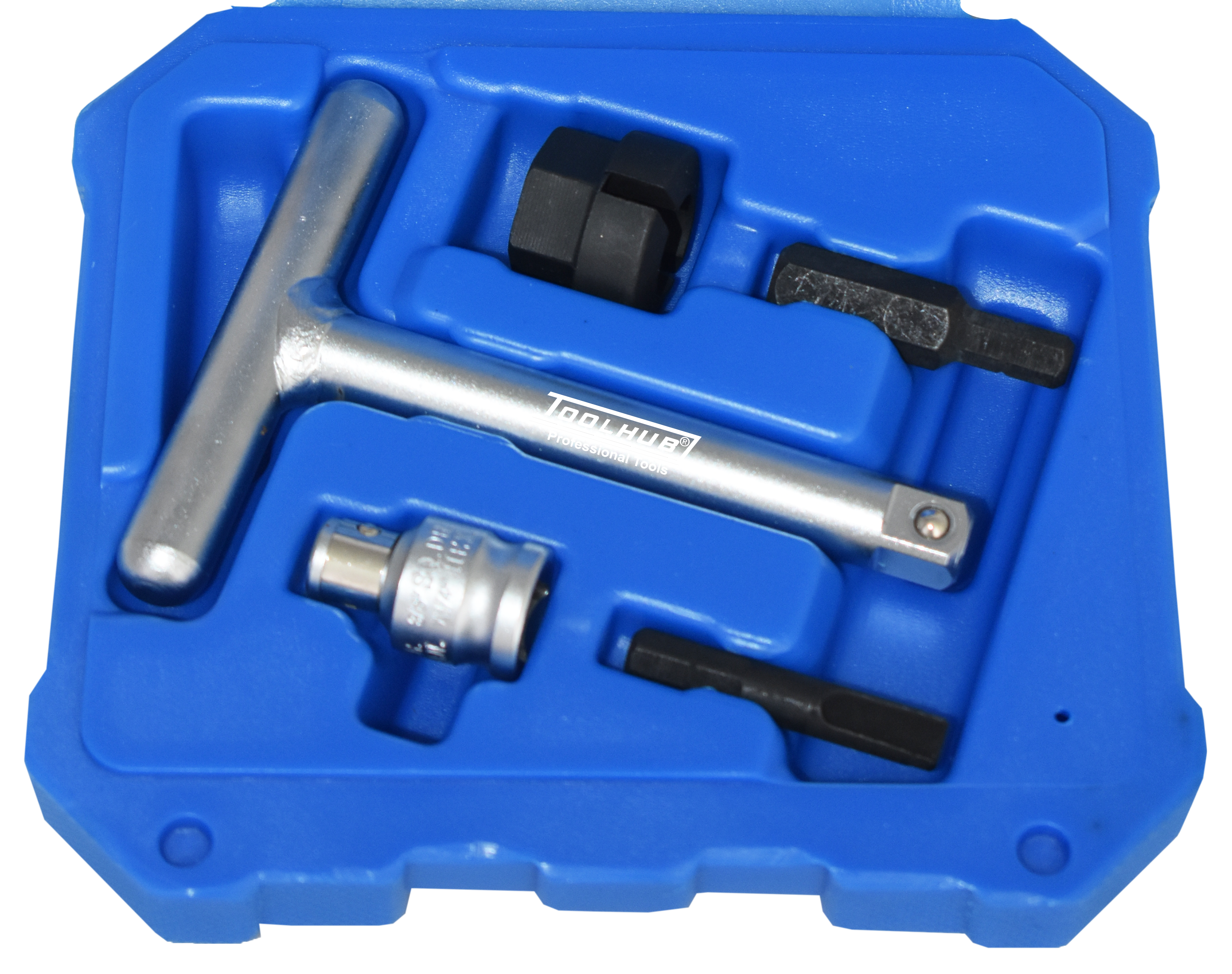 TOOLHUB - JUEGO PARA TAPONES DE ACEITE DE PLASTICO - 5 PZS – VAG / BMW / FORD / PSA