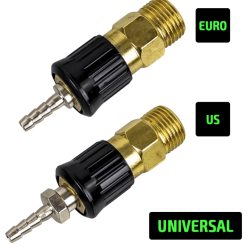 Alternative view of JBM - CONECTOR RAPIDO UNIVERSAL HEMBRA – ROSCA MACHO DE 1/4"