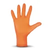 COFIL - Guantes desechables de nitrilo textura Diamante Naranja - 50 Unidades - Imagen 2