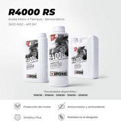 Alternative view of IPONE - ACEITE MOTOR R4000 RS 10W40 - 4 LITROS