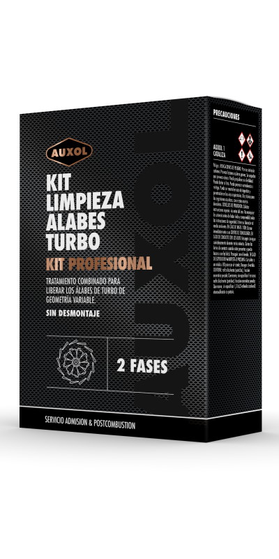 AUXOL - Kit Limpieza Álabes Turbo (2 Fases) - 400ML + 400ML