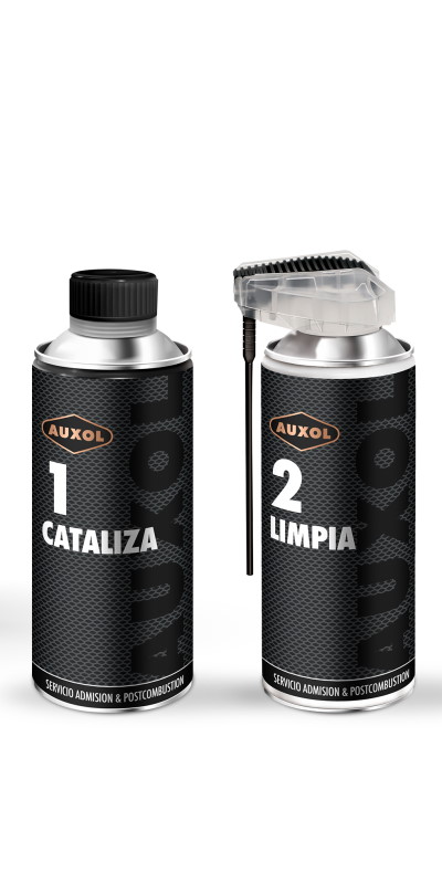 AUXOL - Kit Limpieza Álabes Turbo (2 Fases) - 400ML + 400ML - Gallery Image