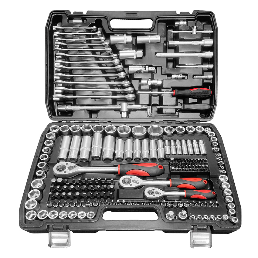 TOOLHUB - JGO HERRAMIETAS AUTOCLE 1/4″, 1/2″ Y 3/8″ – 216 PZS