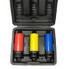TOOLHUB - JUEGO DE VASOS DE IMPACTO PARA LLANTAS DE ALUMINIO
