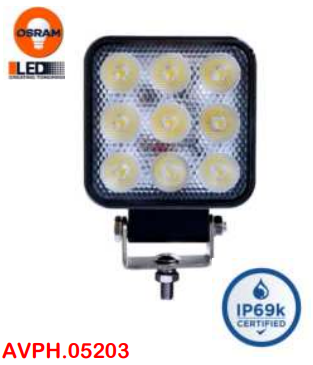 DEAFF - FARO TRABAJO 9 LEDS OSRAM 9/32V 5/45W 3400LM