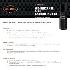 Alternative view of AUXOL - Higienizante Aire Acondicionado - 200ML