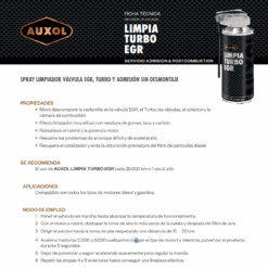 Alternative view of AUXOL - Limpia Turbo EGR - 400ML