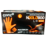 COFIL - Guantes desechables de nitrilo textura Diamante Naranja - 50 Unidades