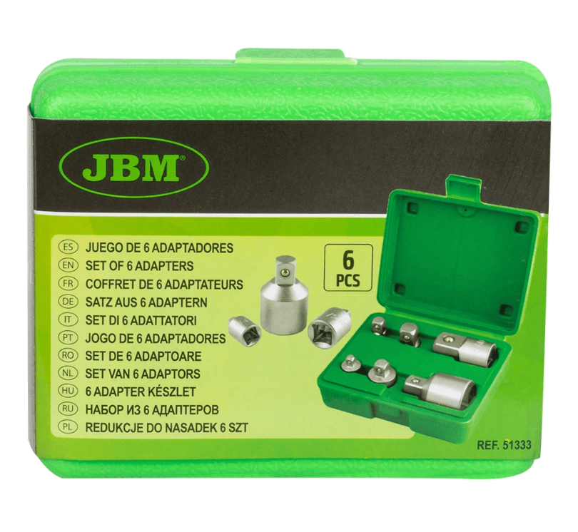 JBM - ESTUCHE DE 6 ADAPTADORES - Gallery Image
