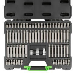 Alternative view of JBM - MALETÍN DE PUNTAS 75 PIEZAS HEXAGONALES, XZN, RIBE, TORX Y TORX INV.