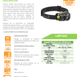 Alternative view of PICOYA - LINTERNA FRONTAL ZOOM SYSTEM 450LM