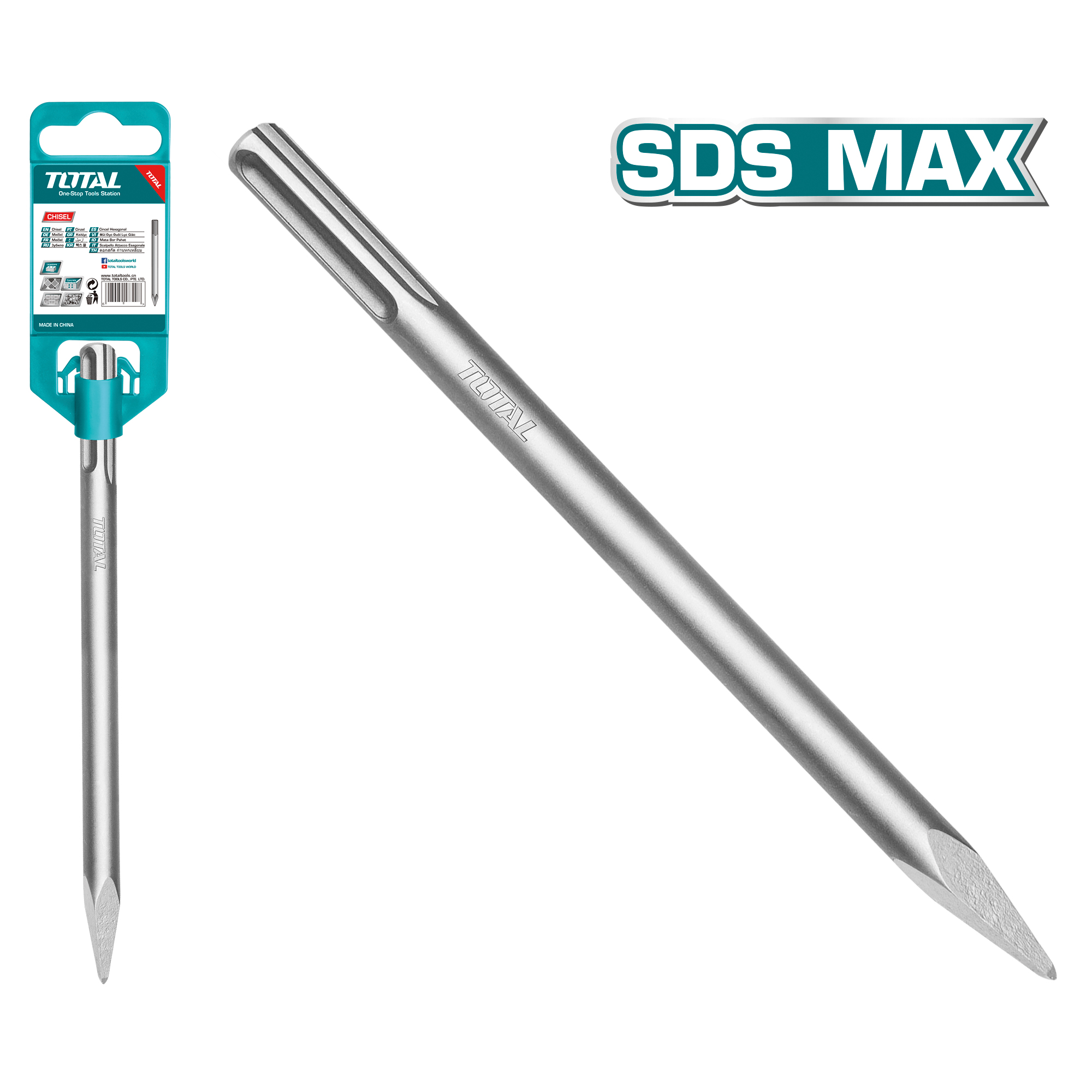 [TOTAL] - PUNTERO SDS MAX 18X400 TAC1521182 (D)
