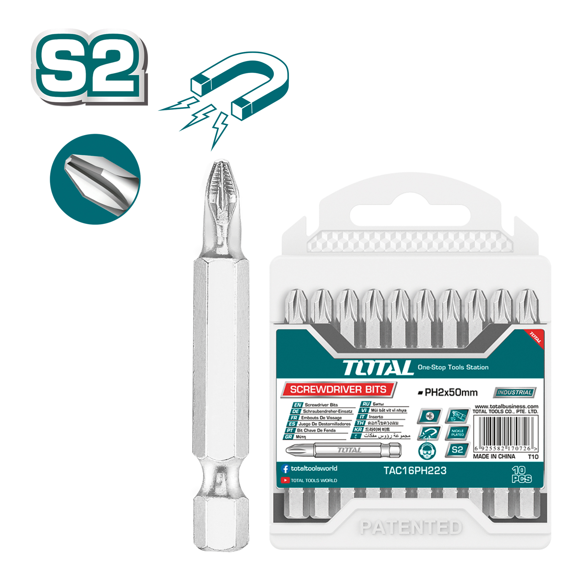 [TOTAL] - SET PUNTAS PH2 TAC16PH223 (D)
