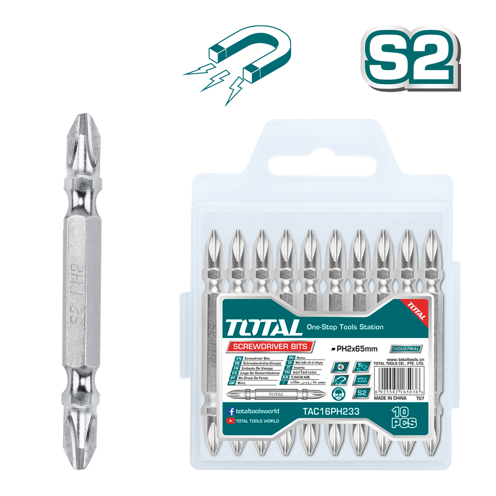 [TOTAL] - SET PUNTAS DOBLES PH2 TAC16PH233 (D)
