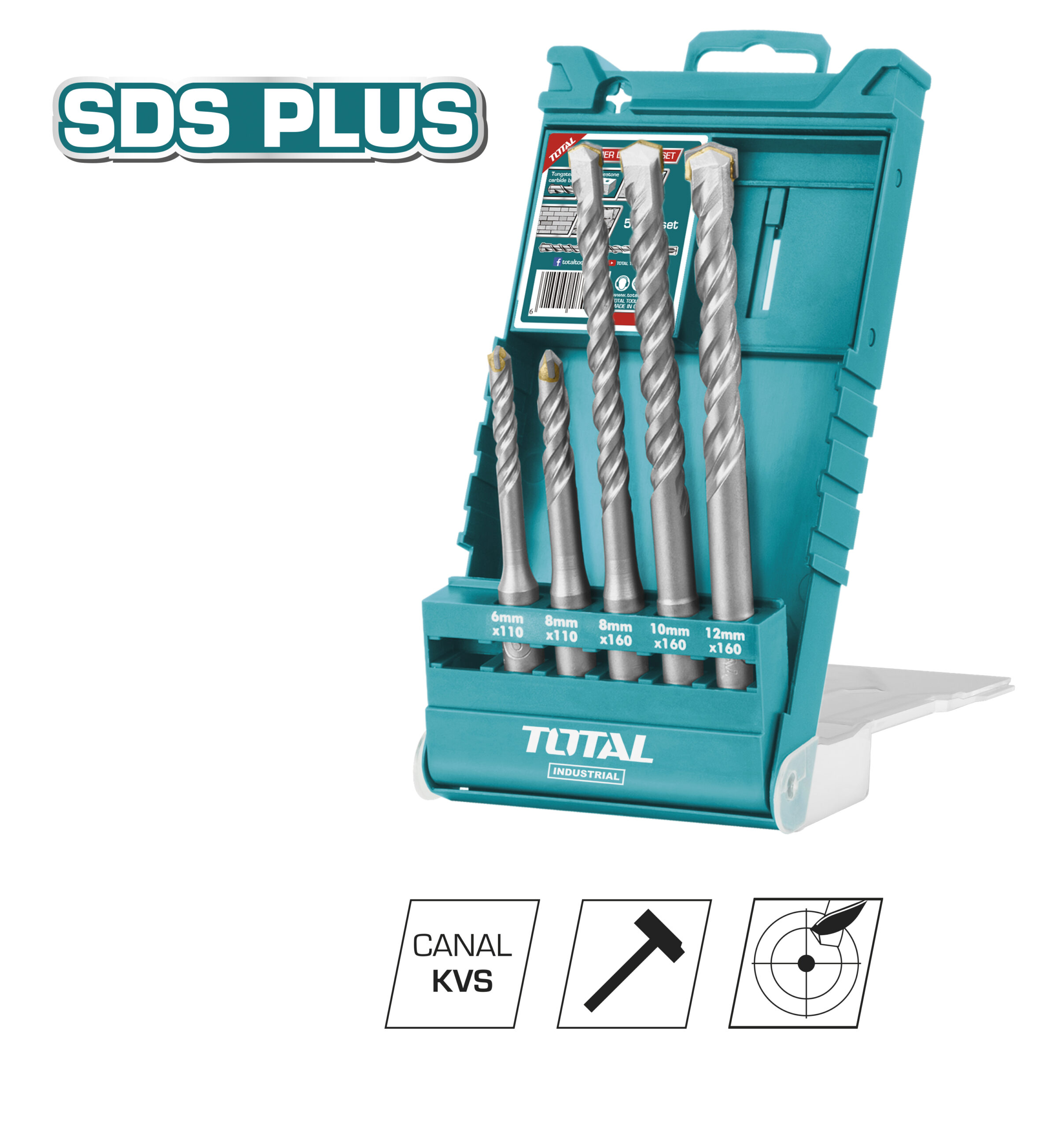 [TOTAL] - JUEGO 5 BROCAS SDS TAC190501 (S)