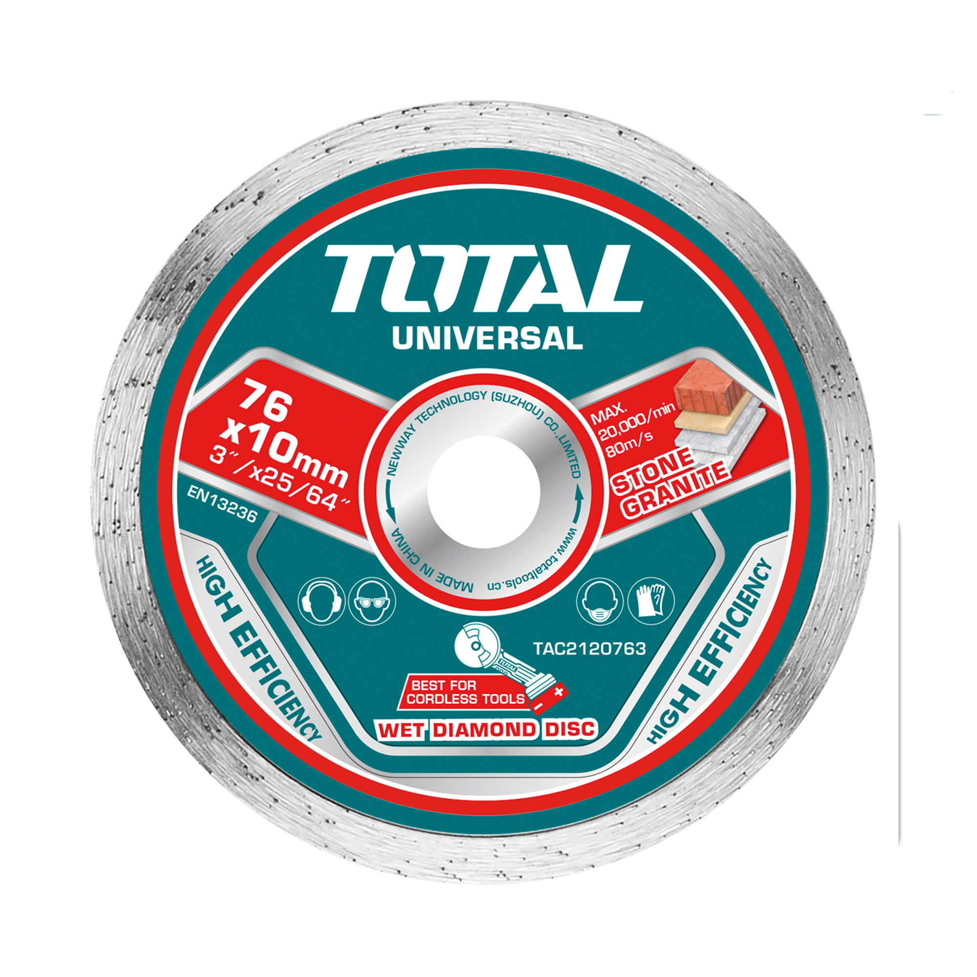 [TOTAL] - DISCO DIAMANTE 76 TAC2120763 (D)