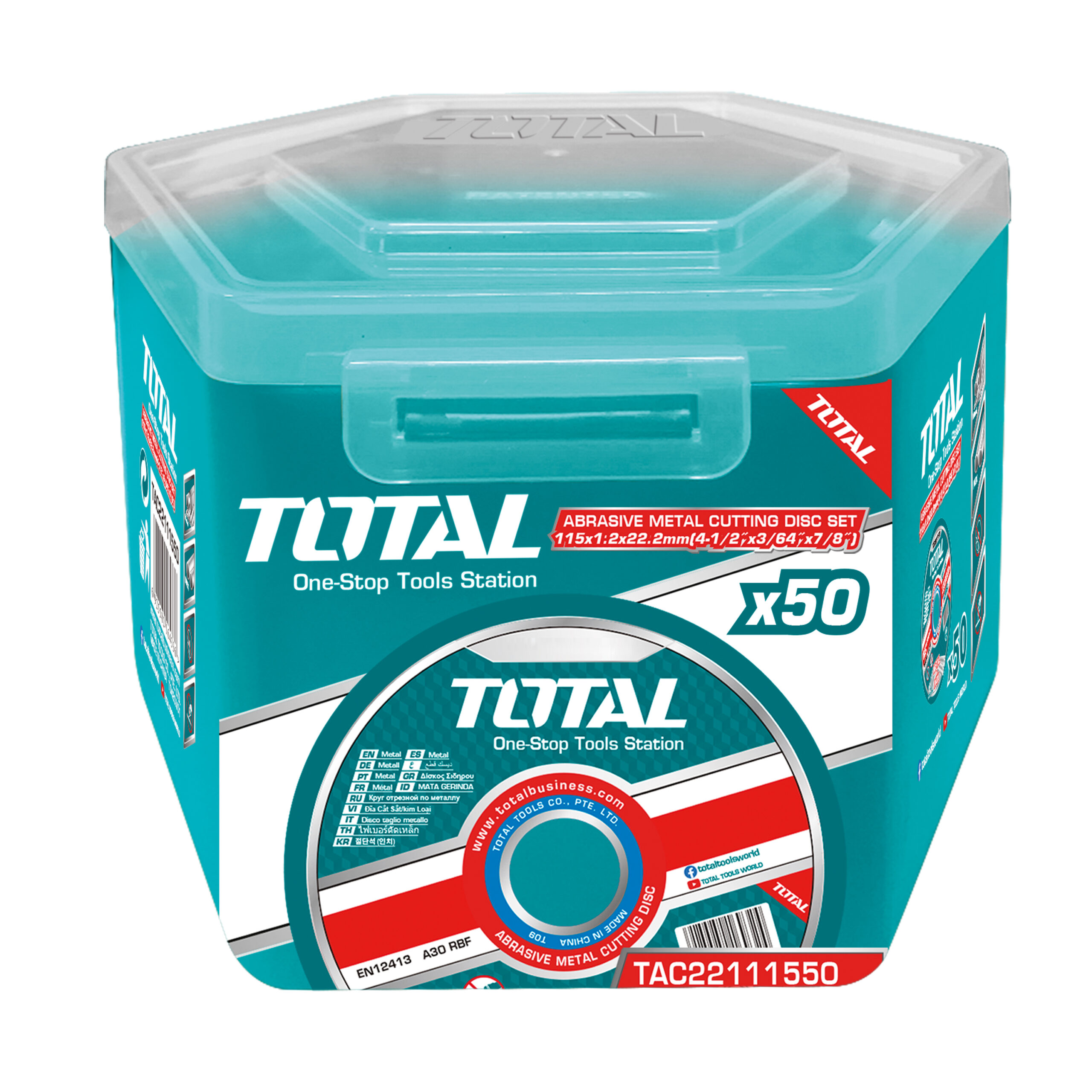 [TOTAL] - DISCO CORTE 115X1,2 50UD TAC22111550 (S) - Gallery Image