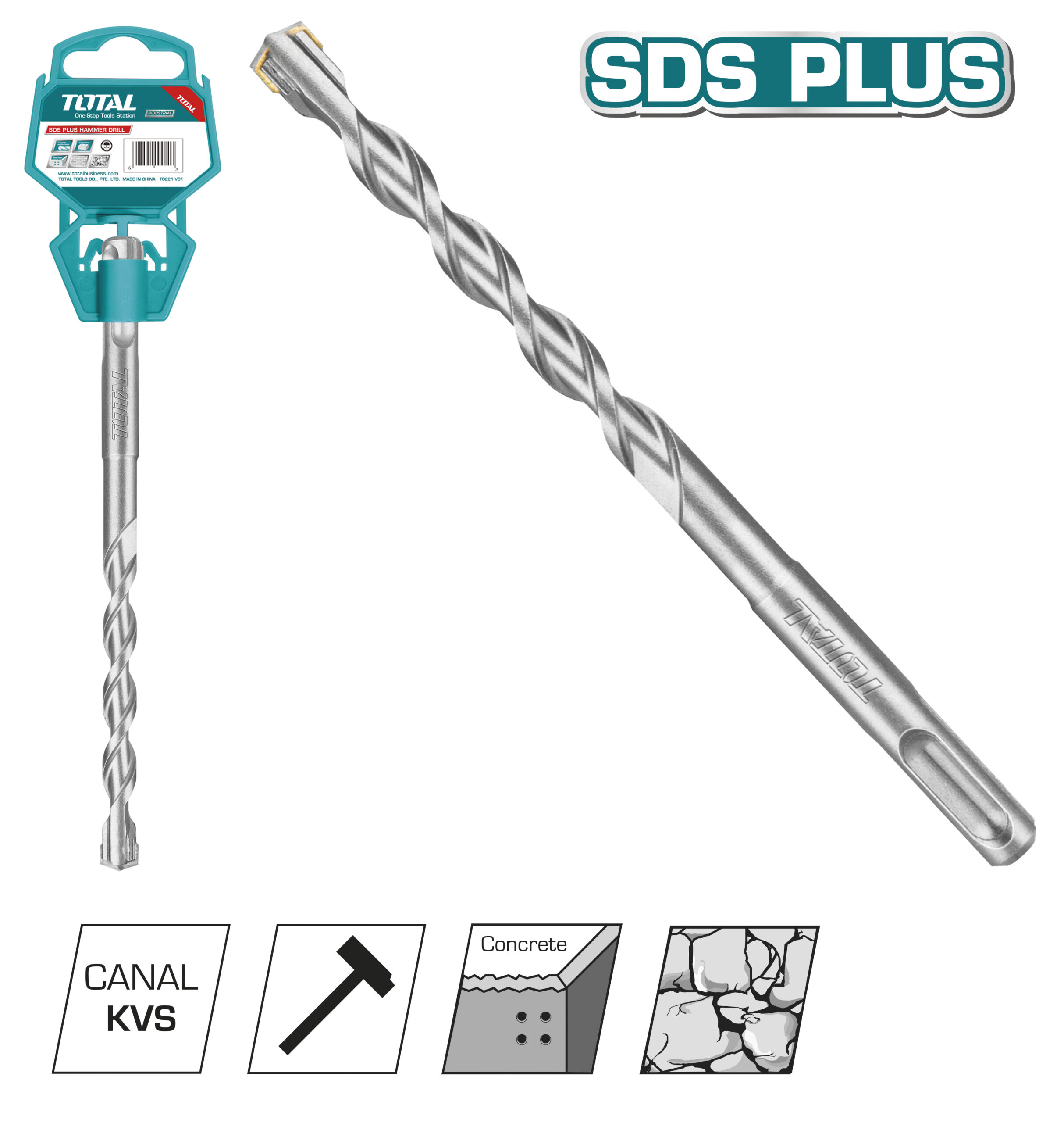 [TOTAL] - BROCA SDS PLUS 14X210 TAC311401 (D)*