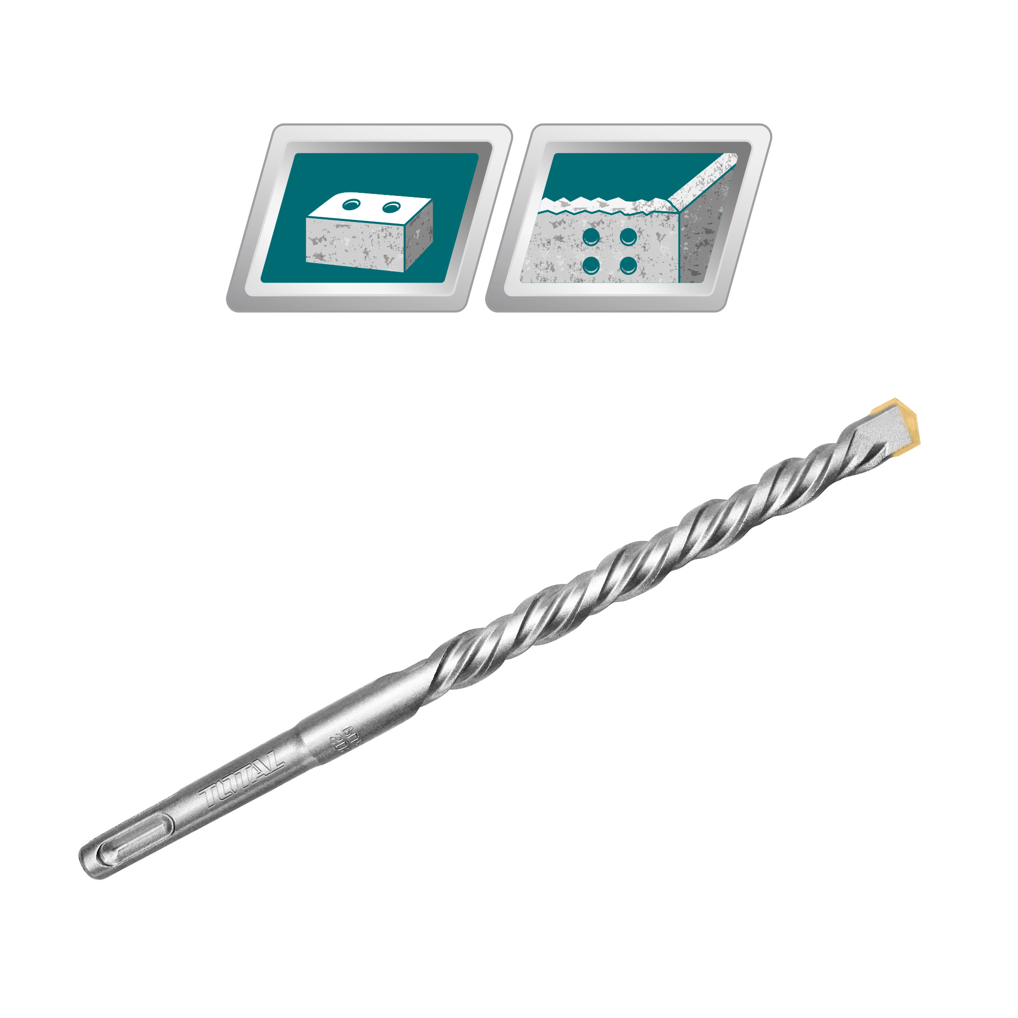 [TOTAL] - BROCA SDS PLUS 14X160 TAC311402 (D)* - Gallery Image