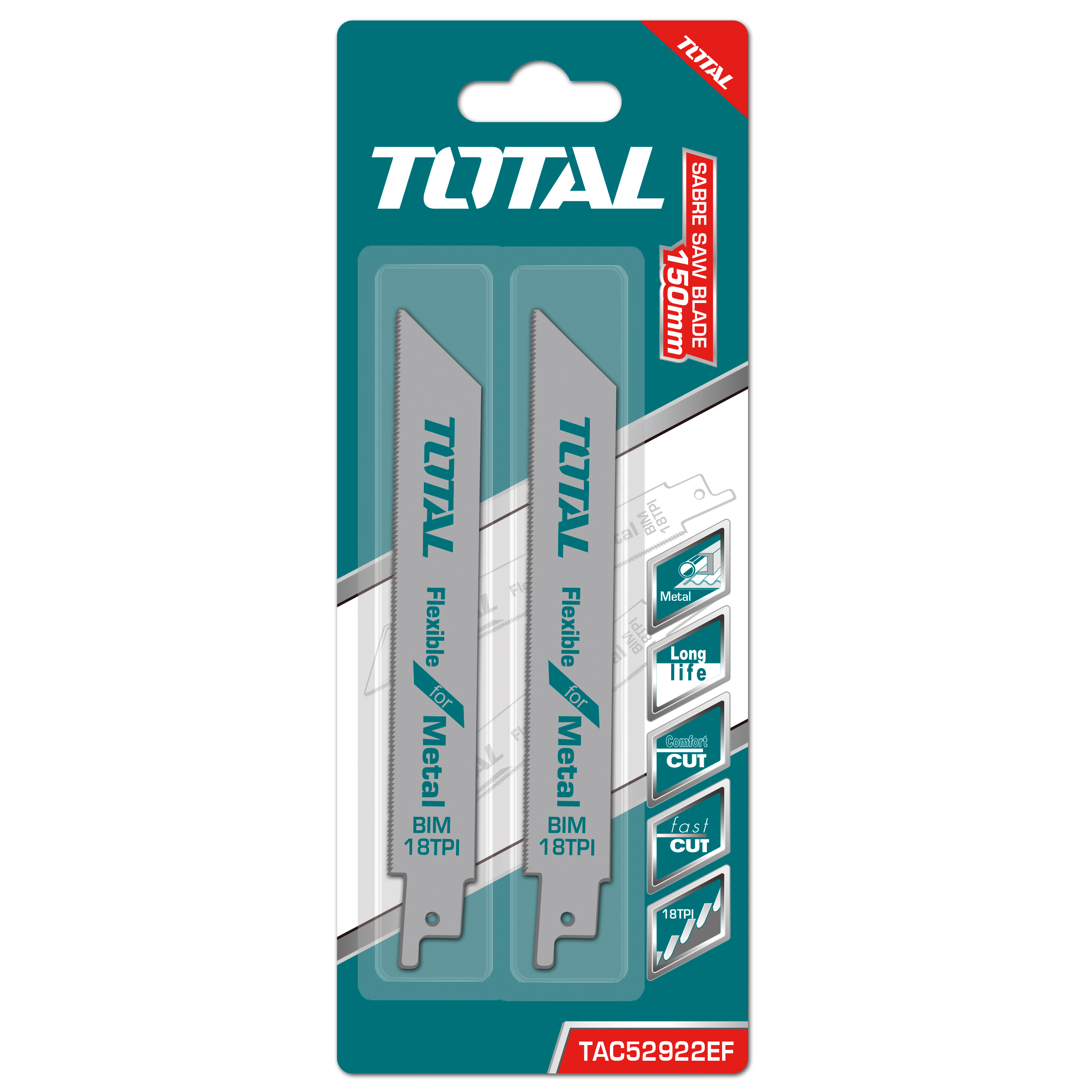 [TOTAL] - SIERRAS SABLE PARA METAL TAC52922EF (D)* - Gallery Image