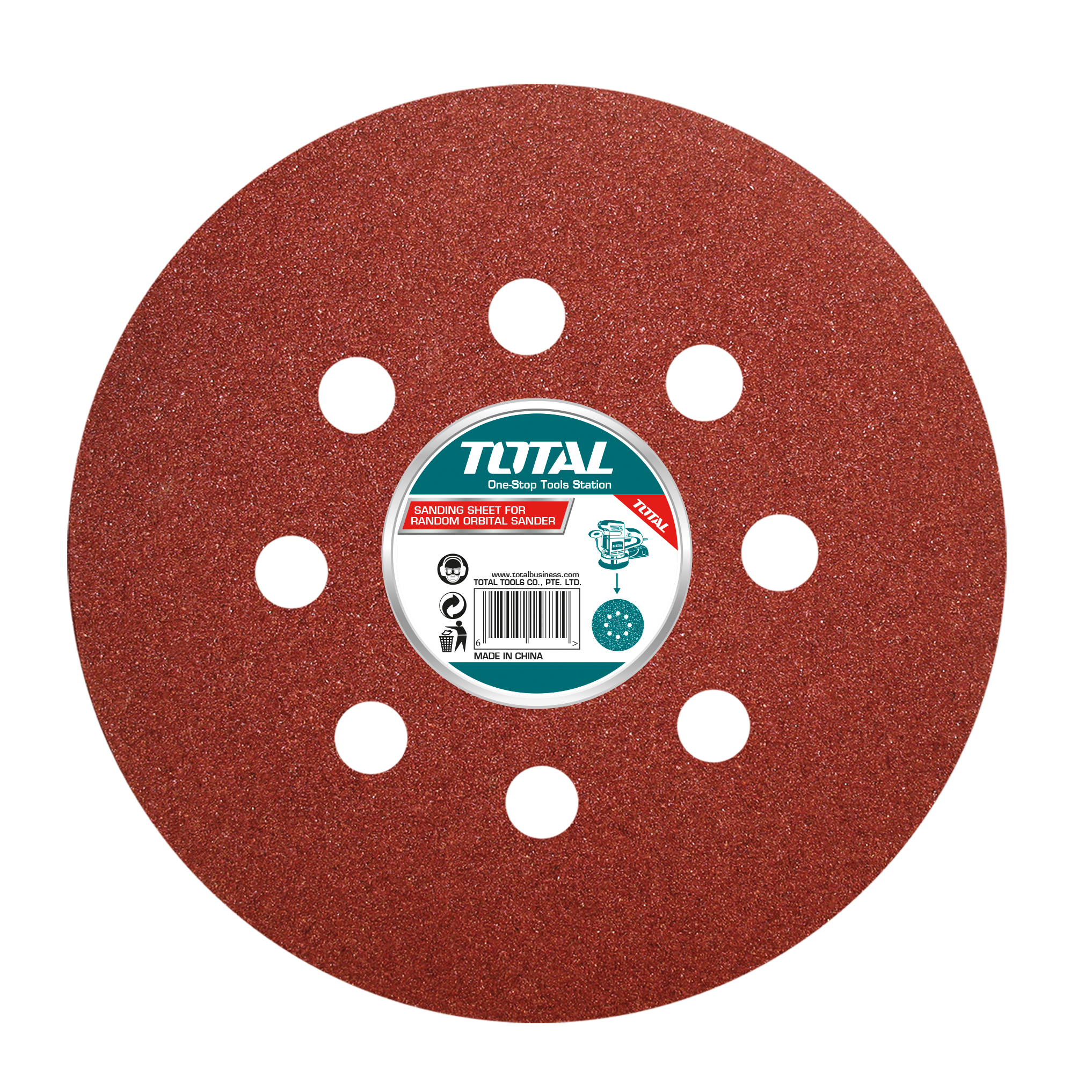 [TOTAL] - JUEGO DISCOS VELCRO 150MM TAC731501 (S)