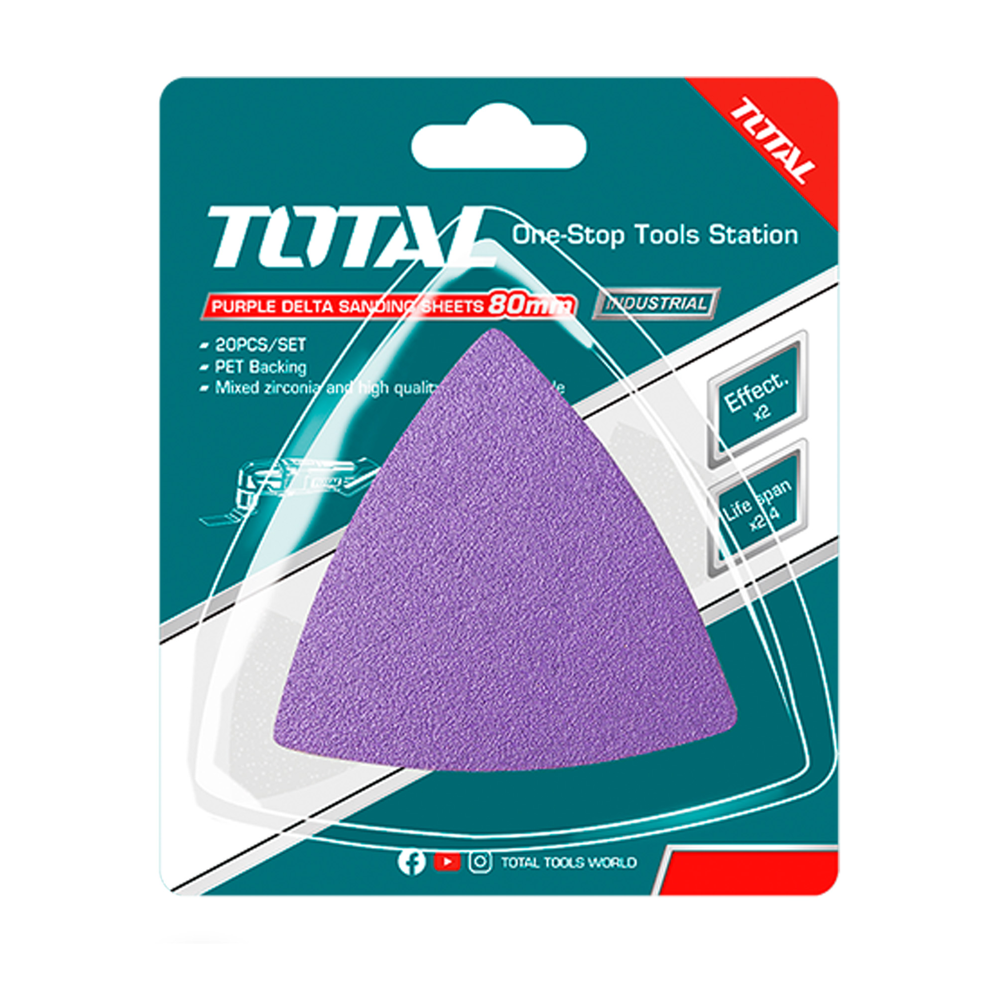[TOTAL] - SET HOJAS LIJA Z MULTI TAC78080202 (D) - Gallery Image