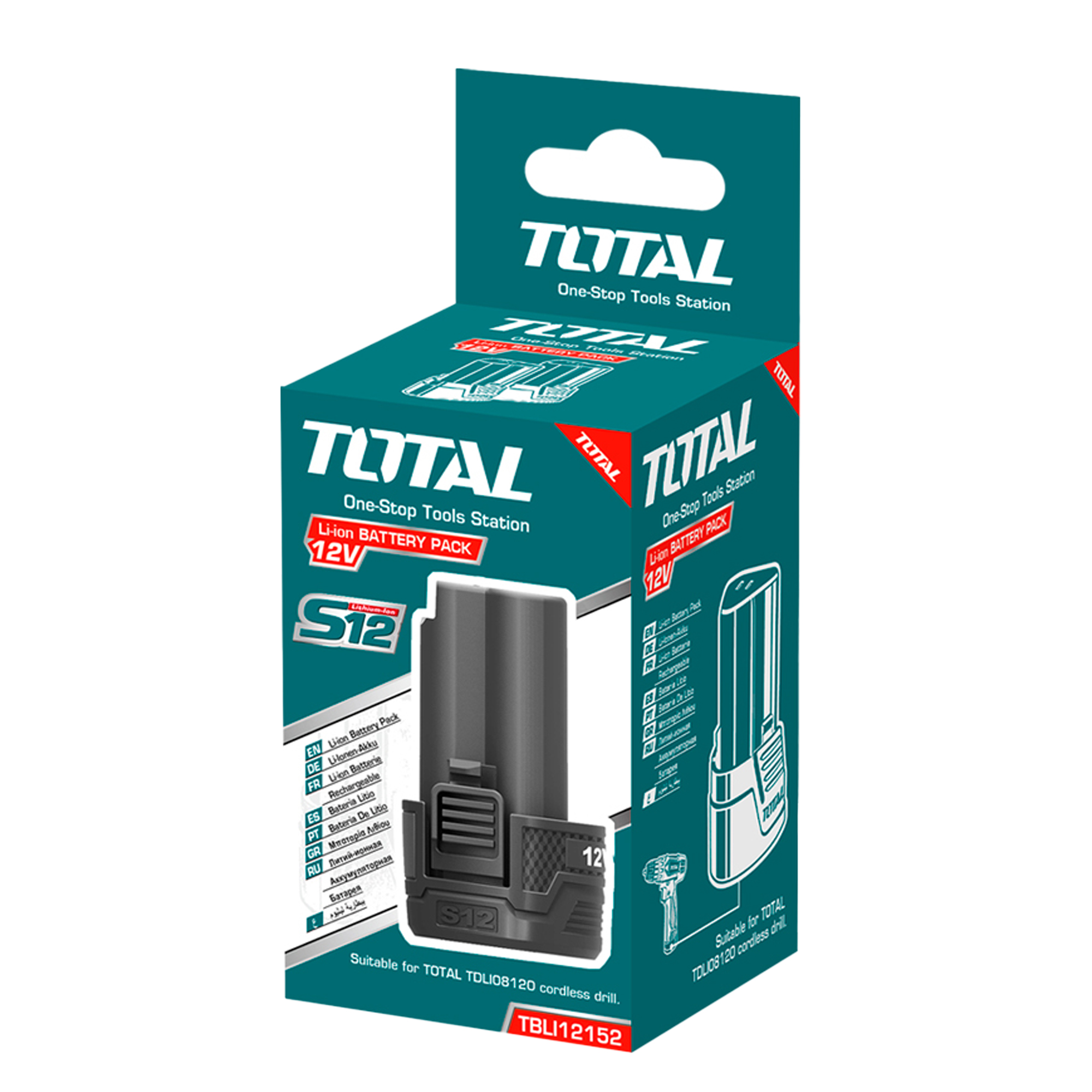 [TOTAL] - BATERIA Li 12V 1.5Ah TBLI12152E (S)* - Gallery Image