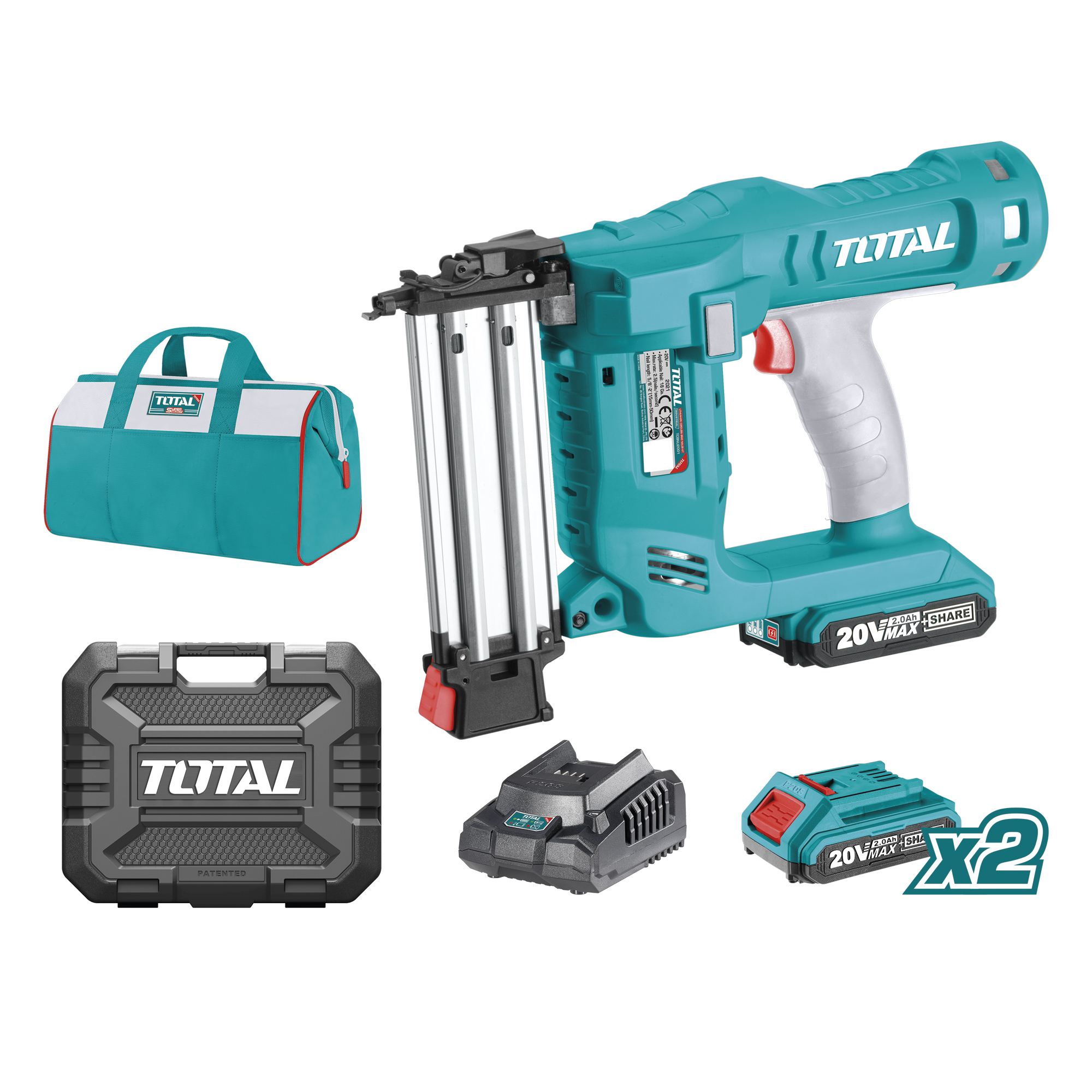 [TOTAL] - CLAVADORA BATERIA 20V TCBNLI2001 (S)*