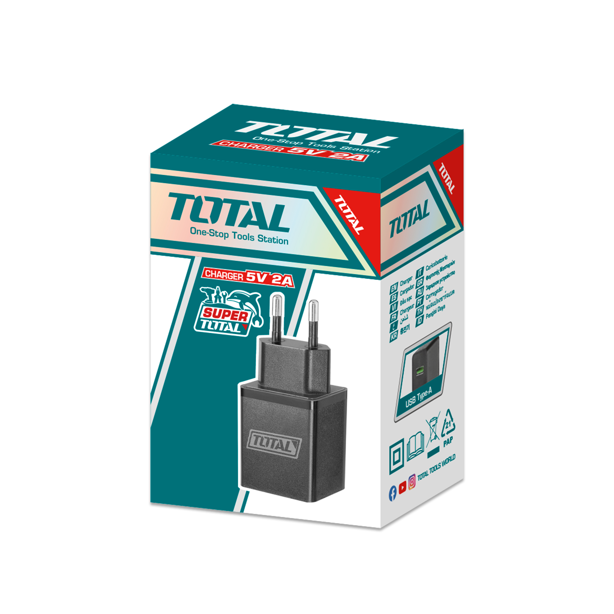 [TOTAL] - CARGADOR USB TCLI120502 (S) - Gallery Image