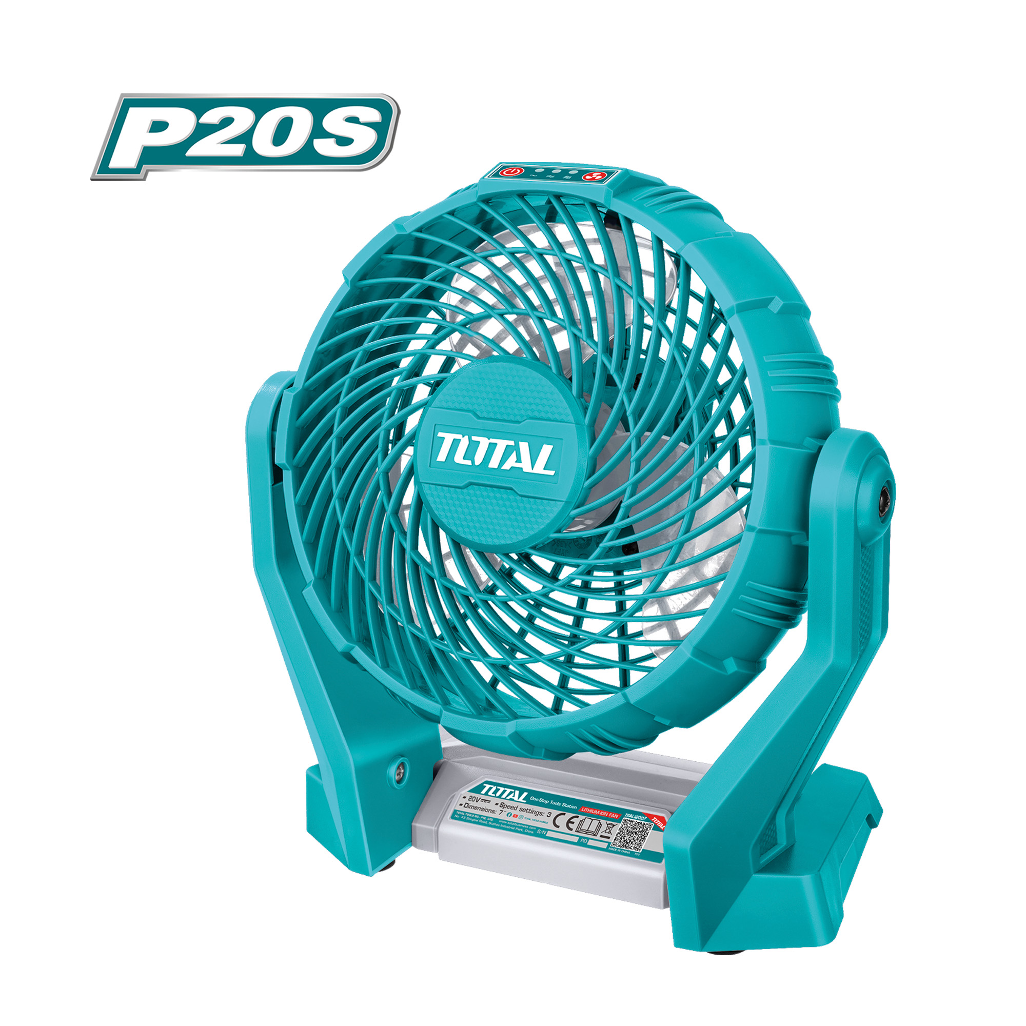 [TOTAL] - VENTILADOR PORTATIL 20V TFALI2007 (S)