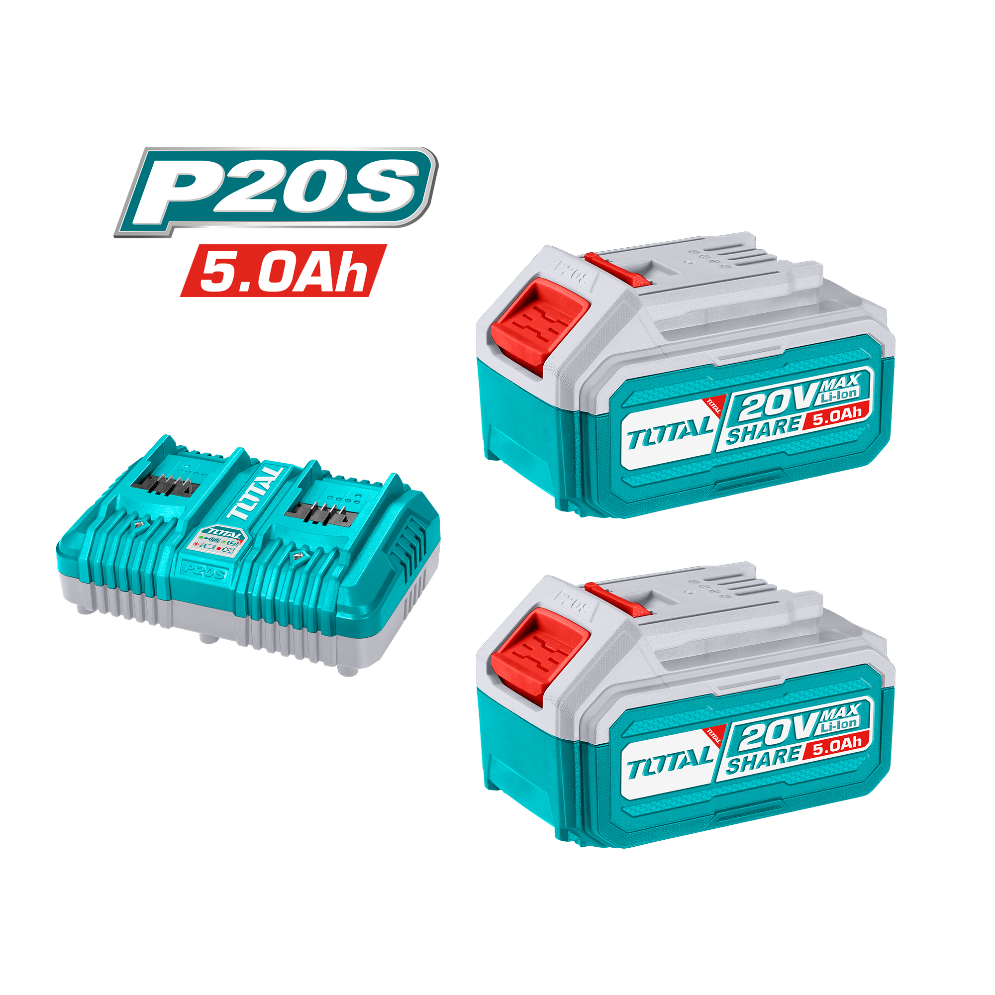 [TOTAL] - PACK 2 BAT 5A Y CARG DO TFBCPK2425 (D)*