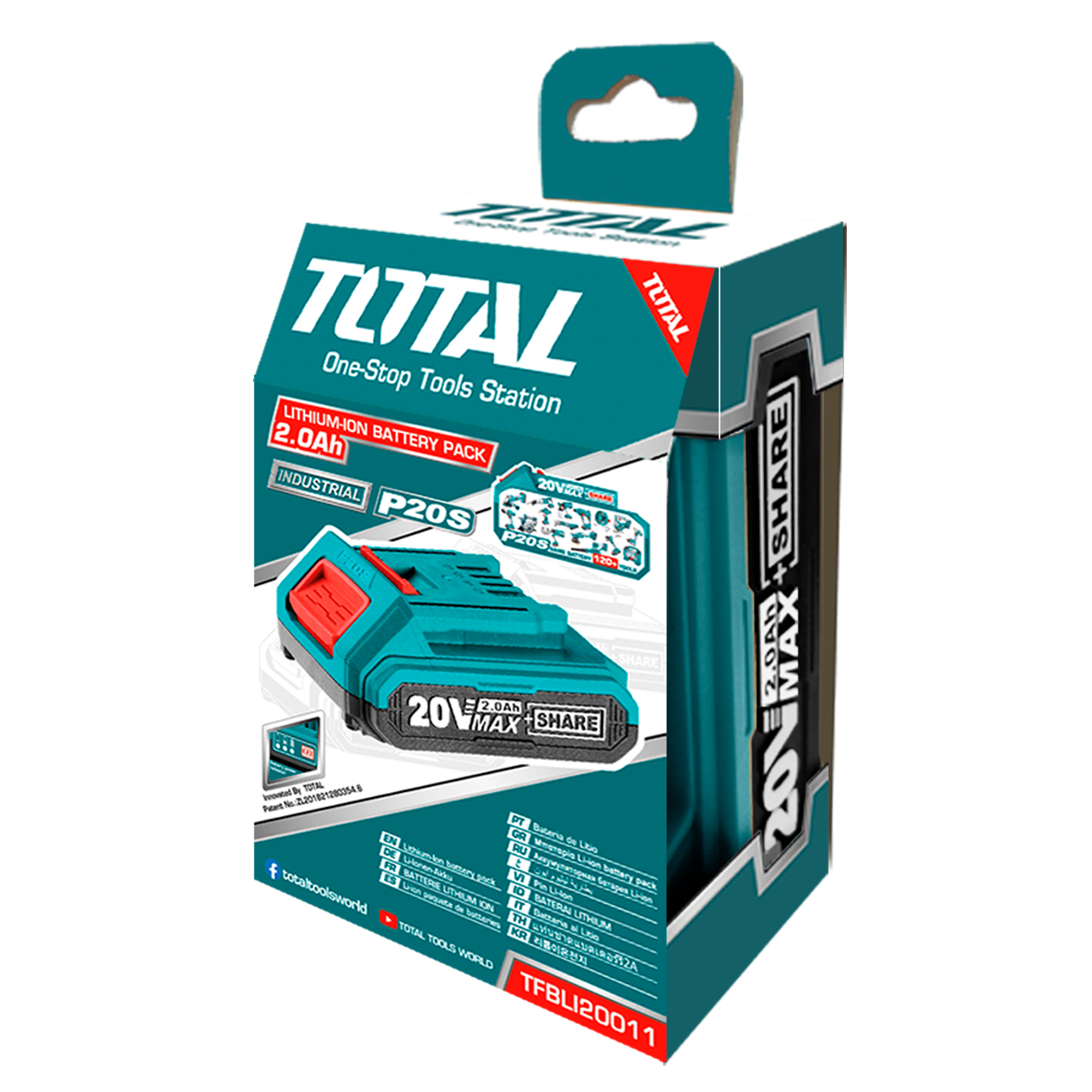 [TOTAL] - BATERIA Li 20V 2Ah TFBLI2001 (S) - Gallery Image