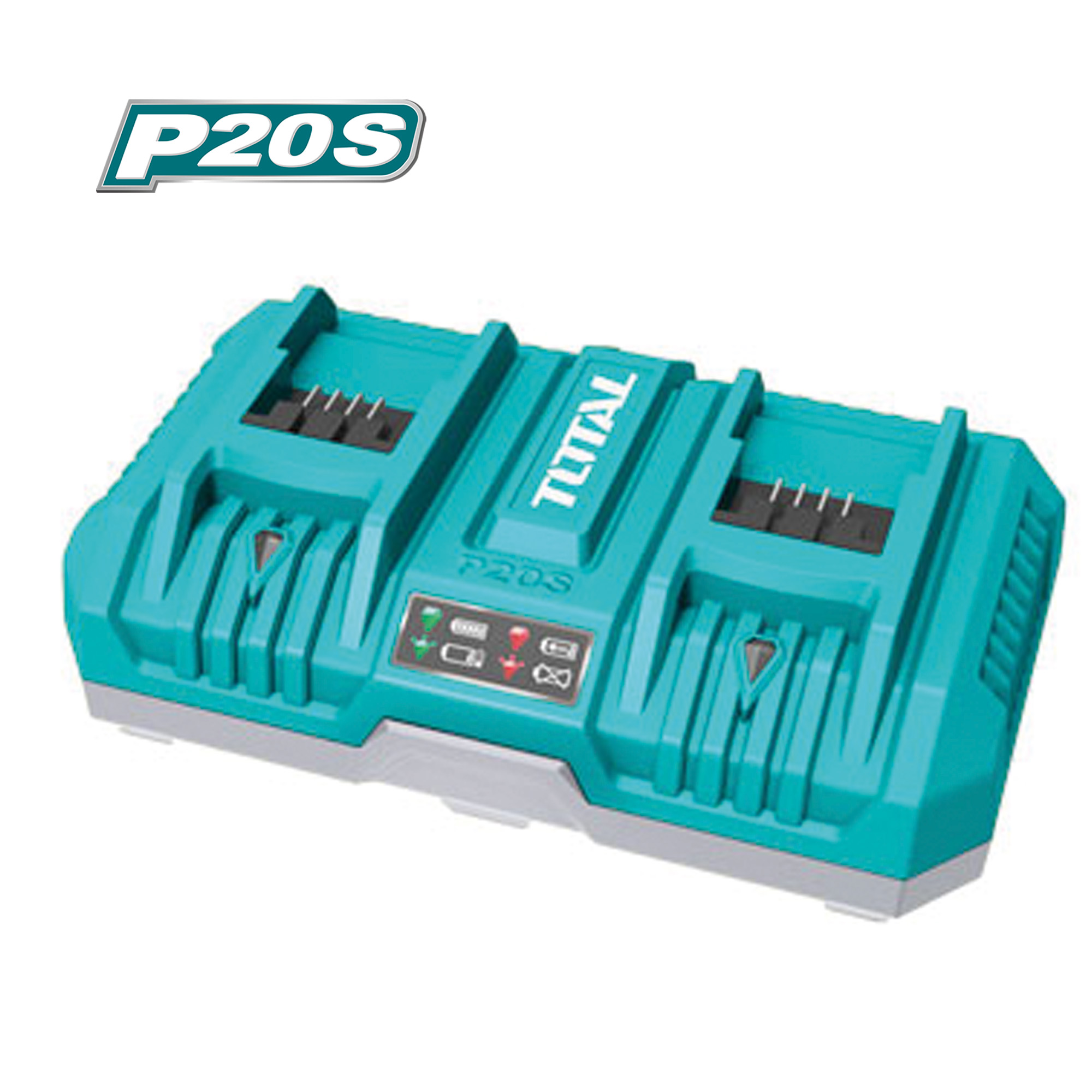 [TOTAL] - CARGADOR RAPIDO DUO 8A 20V TFCLI2082 (S)
