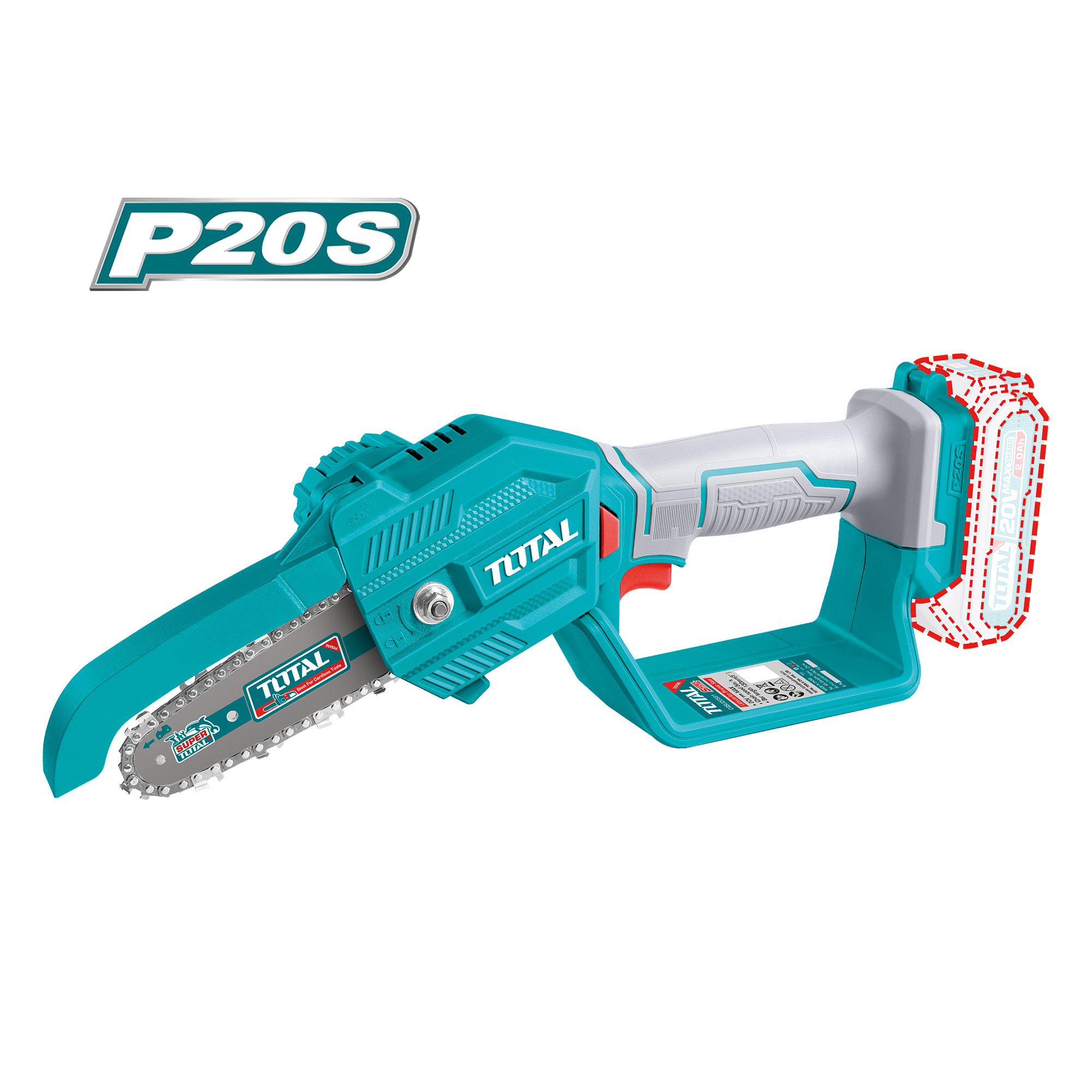 [TOTAL] - MINI SIERRA PODA 20V TGSLI2058 (S)