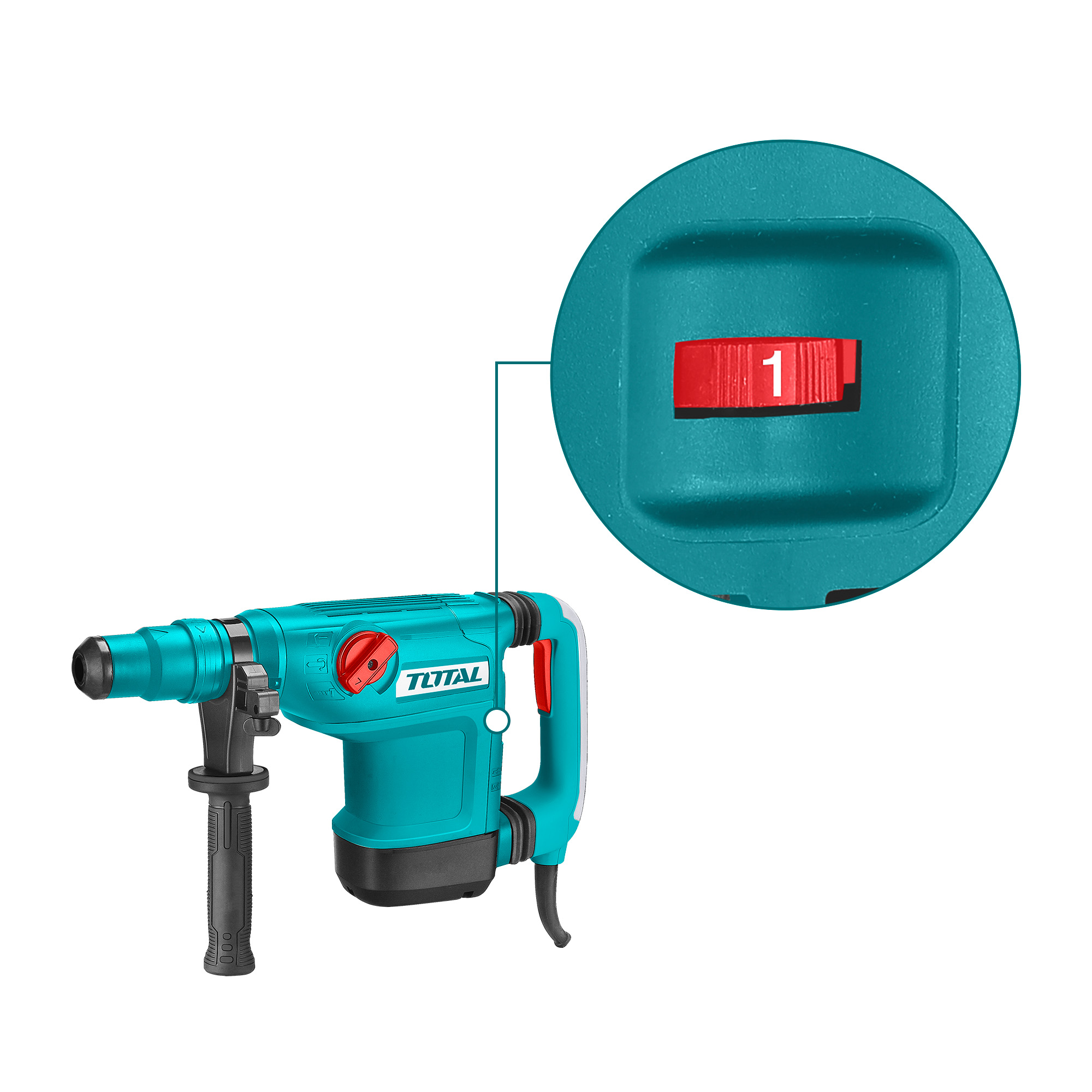 [TOTAL] - MARTILLO COMBINADO 1200W TH112426 (S)* - Gallery Image
