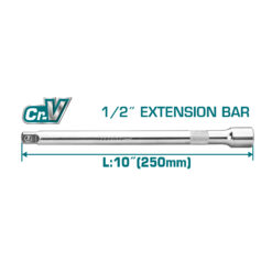 Alternative view of [TOTAL] - EXTENSOR 250MM CUADRAD 1/2 THEB12101 (D)