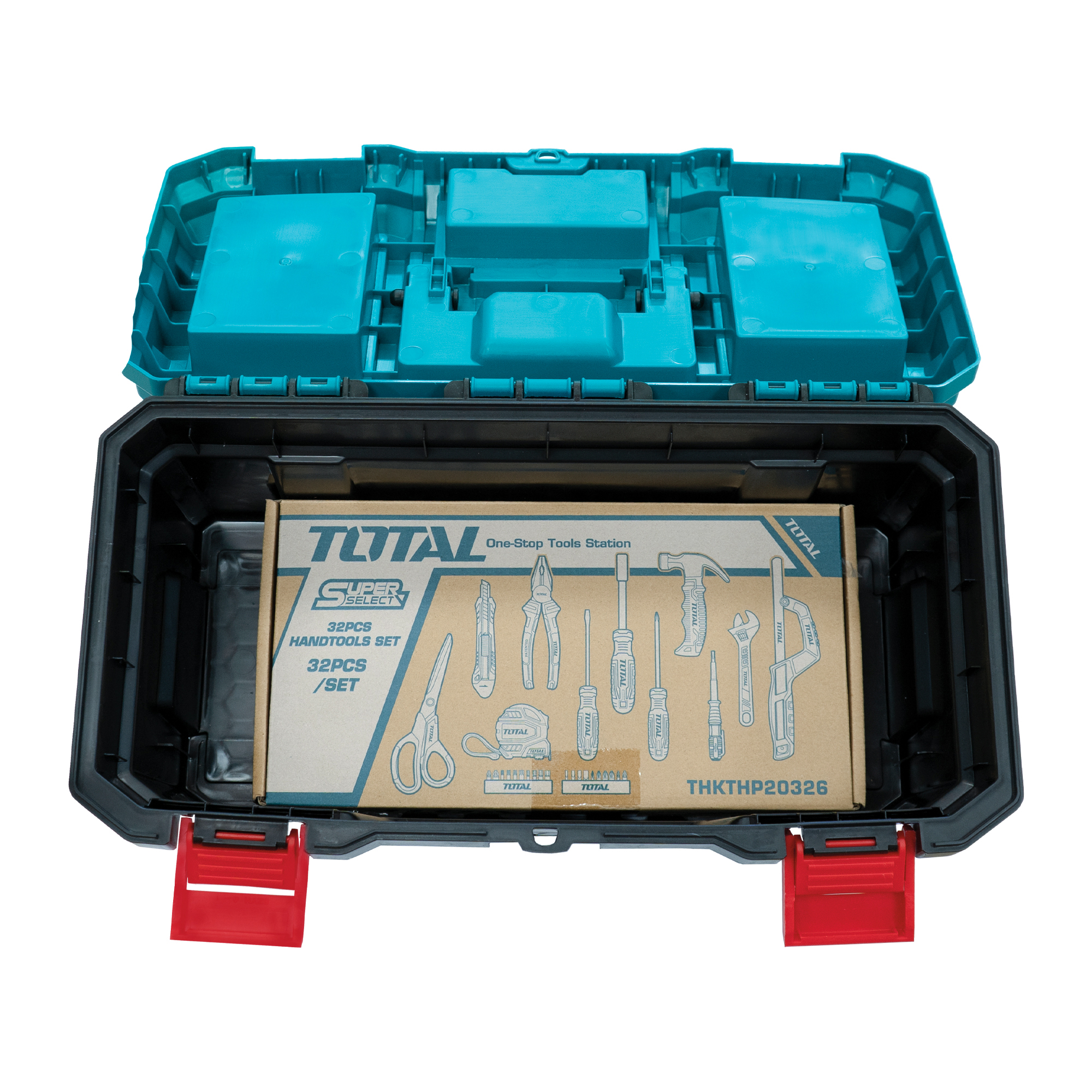 [TOTAL] - CAJA PLASTICO 32 HERRAMI THKTHP20326 (S* - Gallery Image