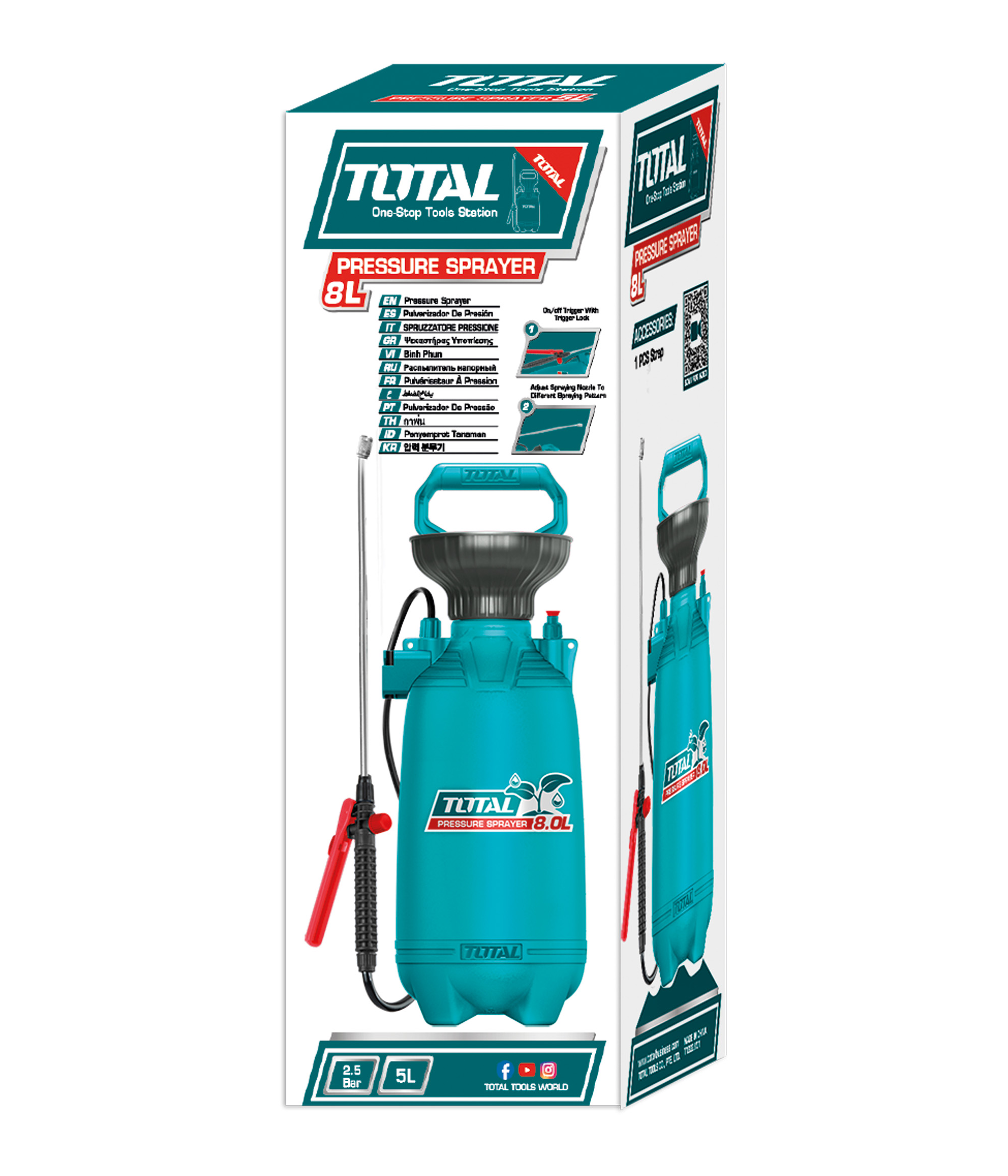 [TOTAL] - PULVERIZADOR BOTELL 8L THSPP30802 (S) - Gallery Image