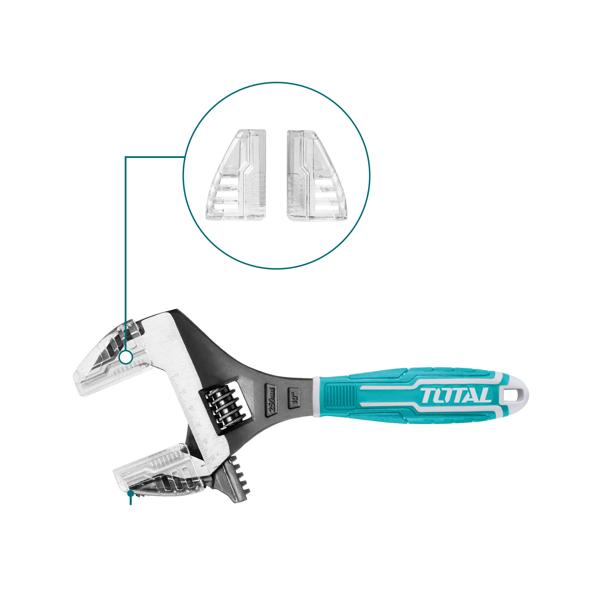[TOTAL] - LLAVE AJUSTAB APERT EX 250 THT10210G (D) - Gallery Image