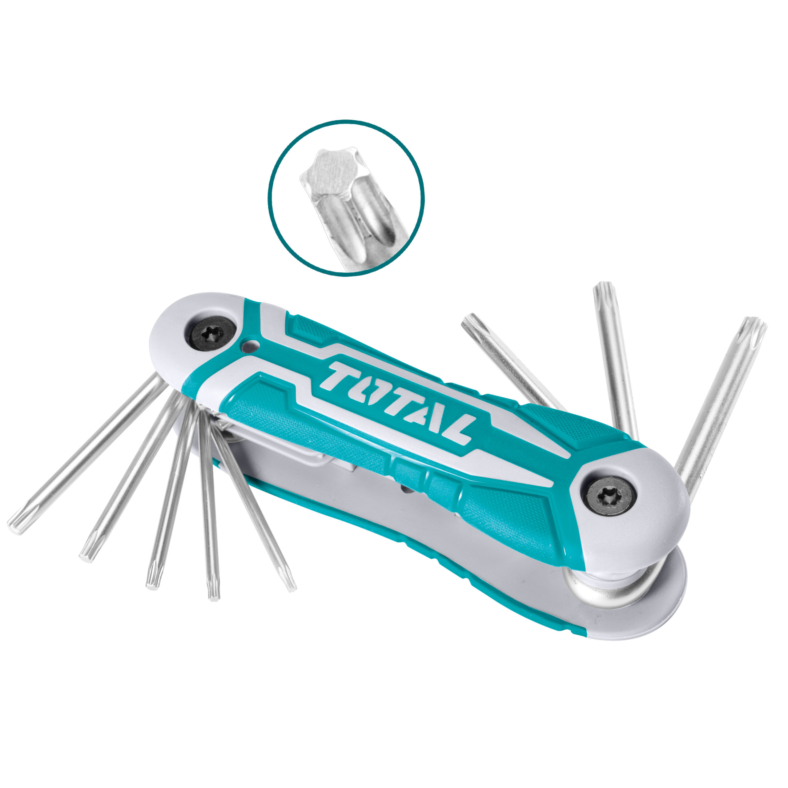 [TOTAL] - JUEGO LLAVES TORX NAVAJA THT1061846 (D)