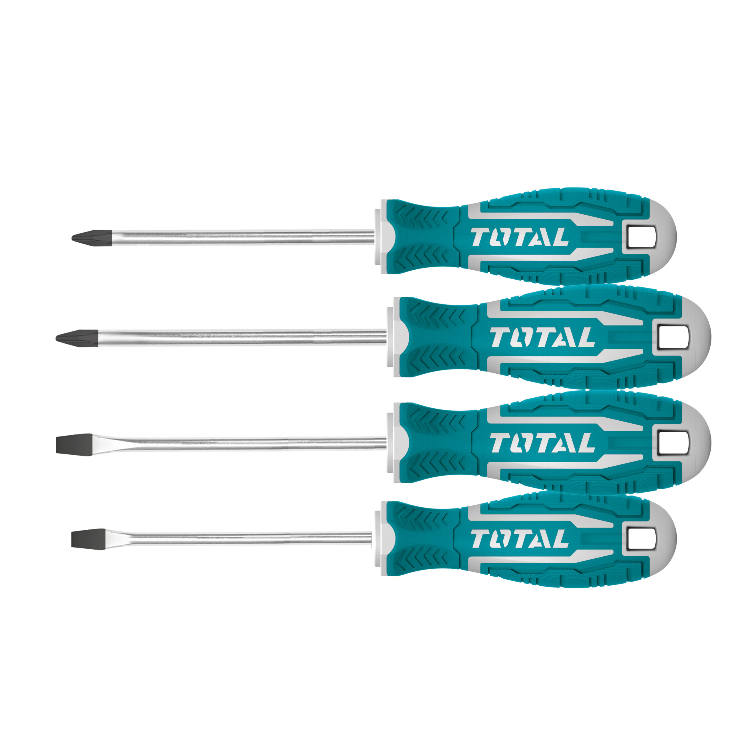 [TOTAL] - JUEGO DESTORNILLADOR 4UDS THT250604 (D)*