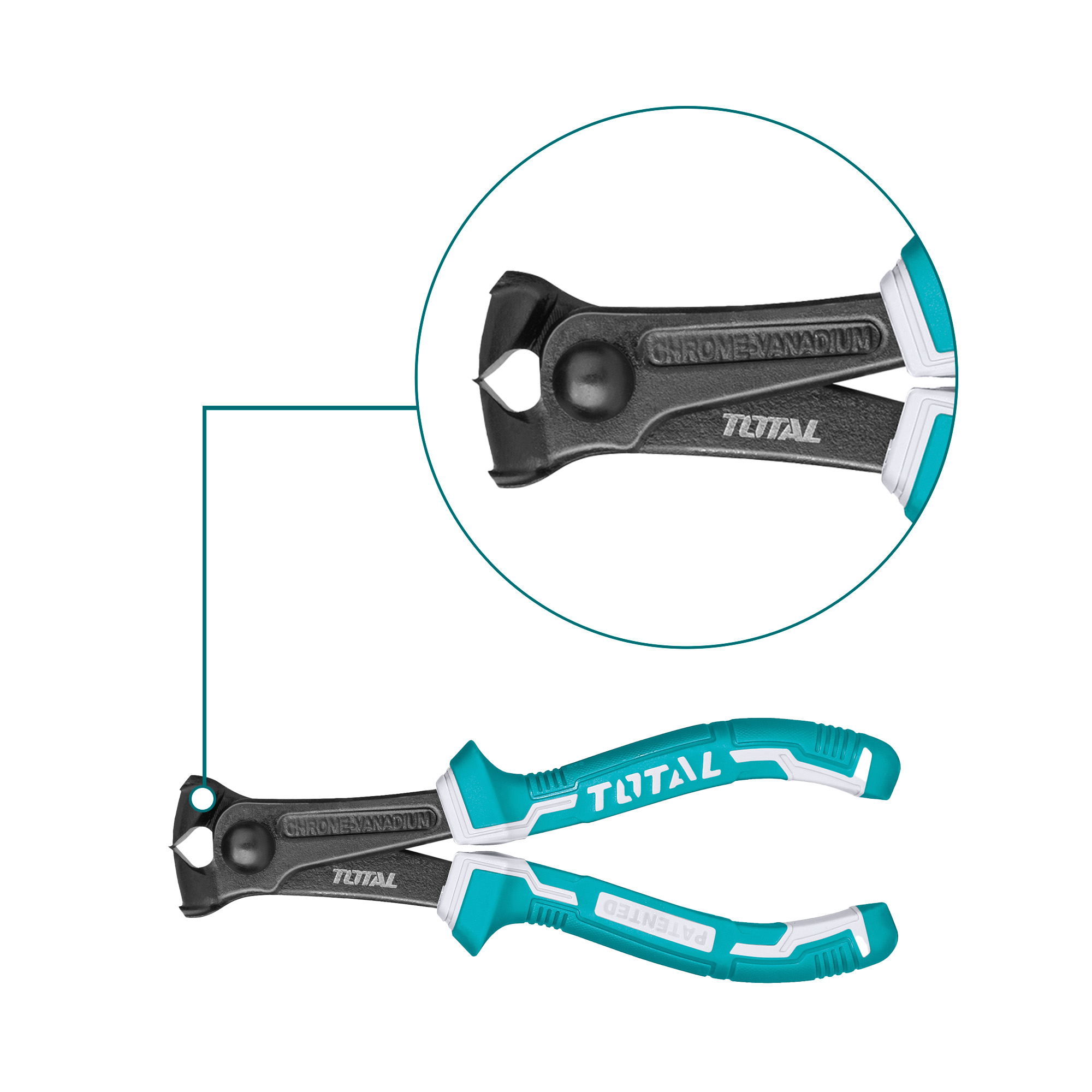[TOTAL] - ALICATE CORTE FRONT 160MM THT260606 (D)* - Gallery Image