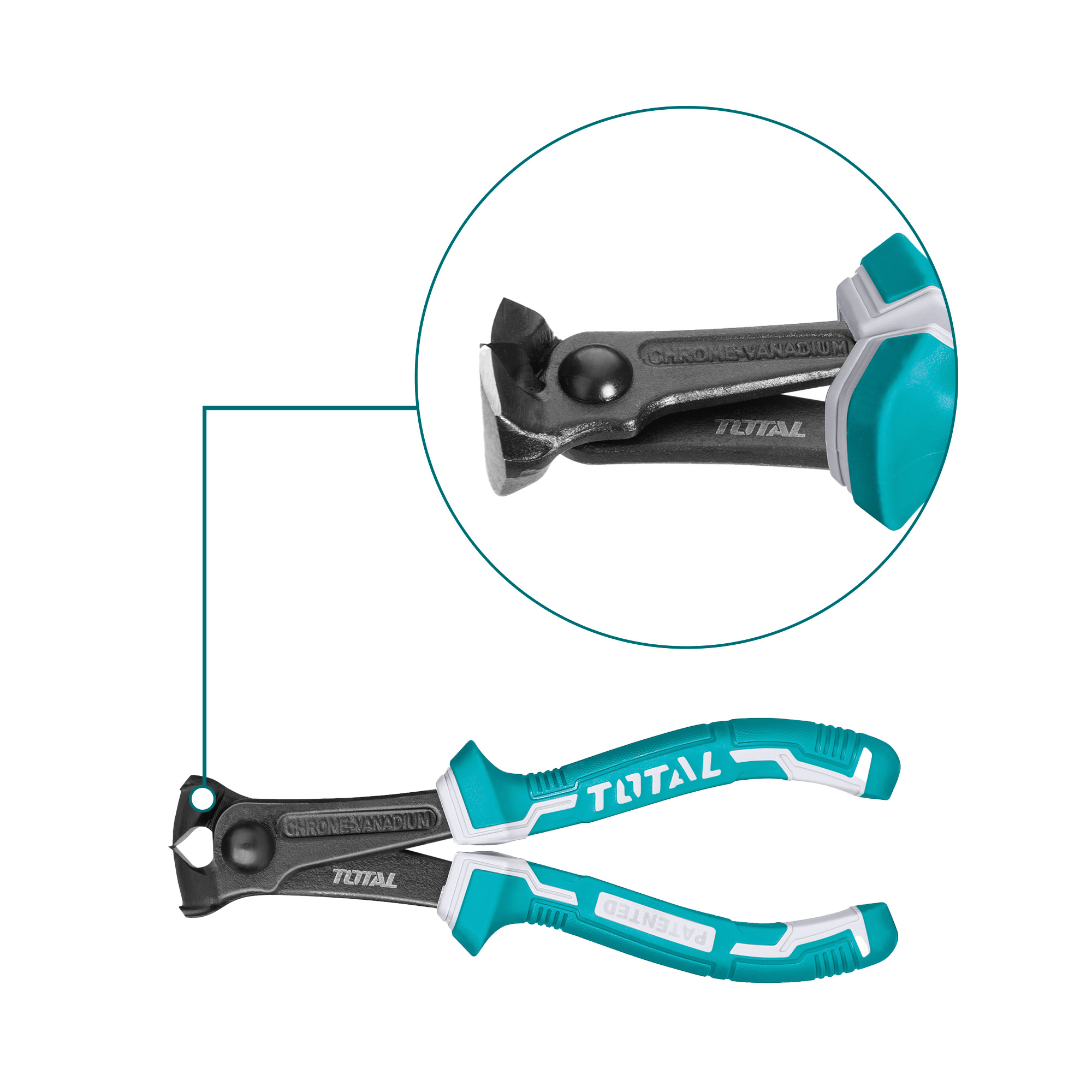 [TOTAL] - ALICATE CORTE FRONT 160MM THT260606 (D)* - Gallery Image