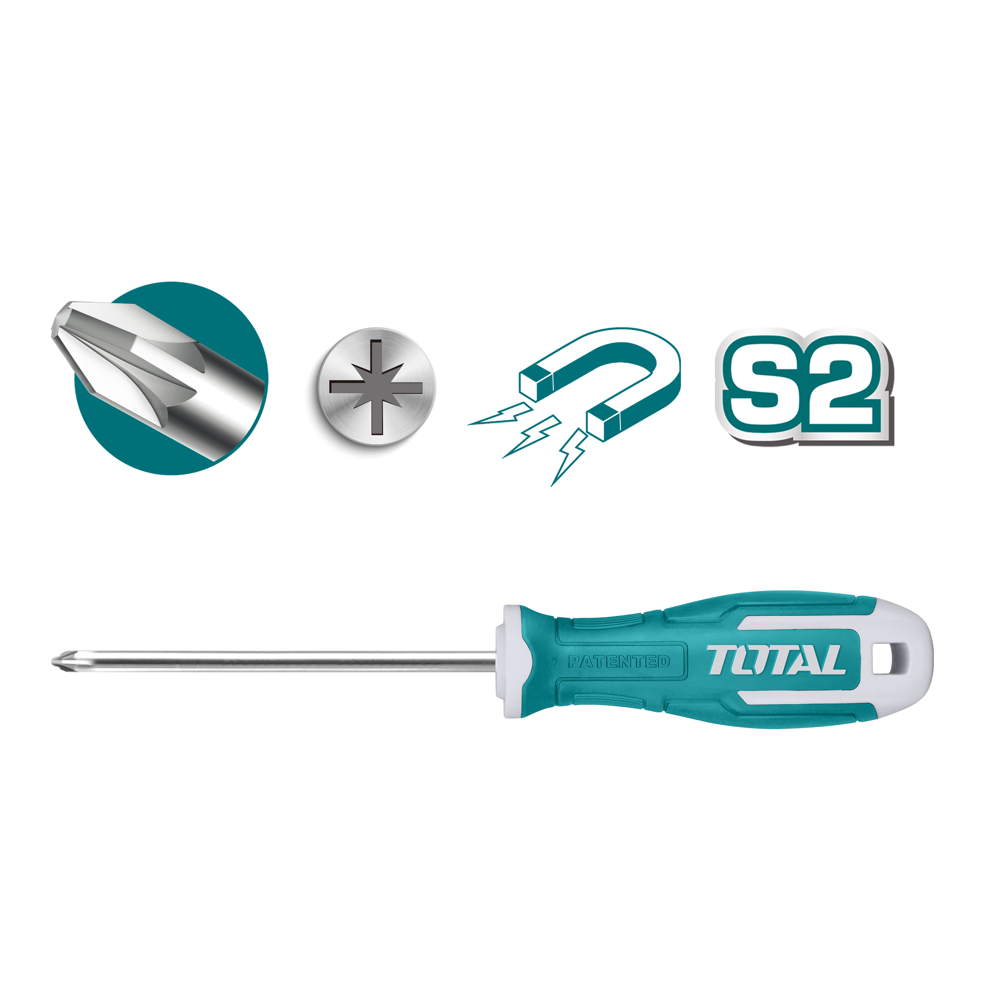 [TOTAL] - DESTORNILLADOR POZI 5MM THT26PZ1100 (D)*