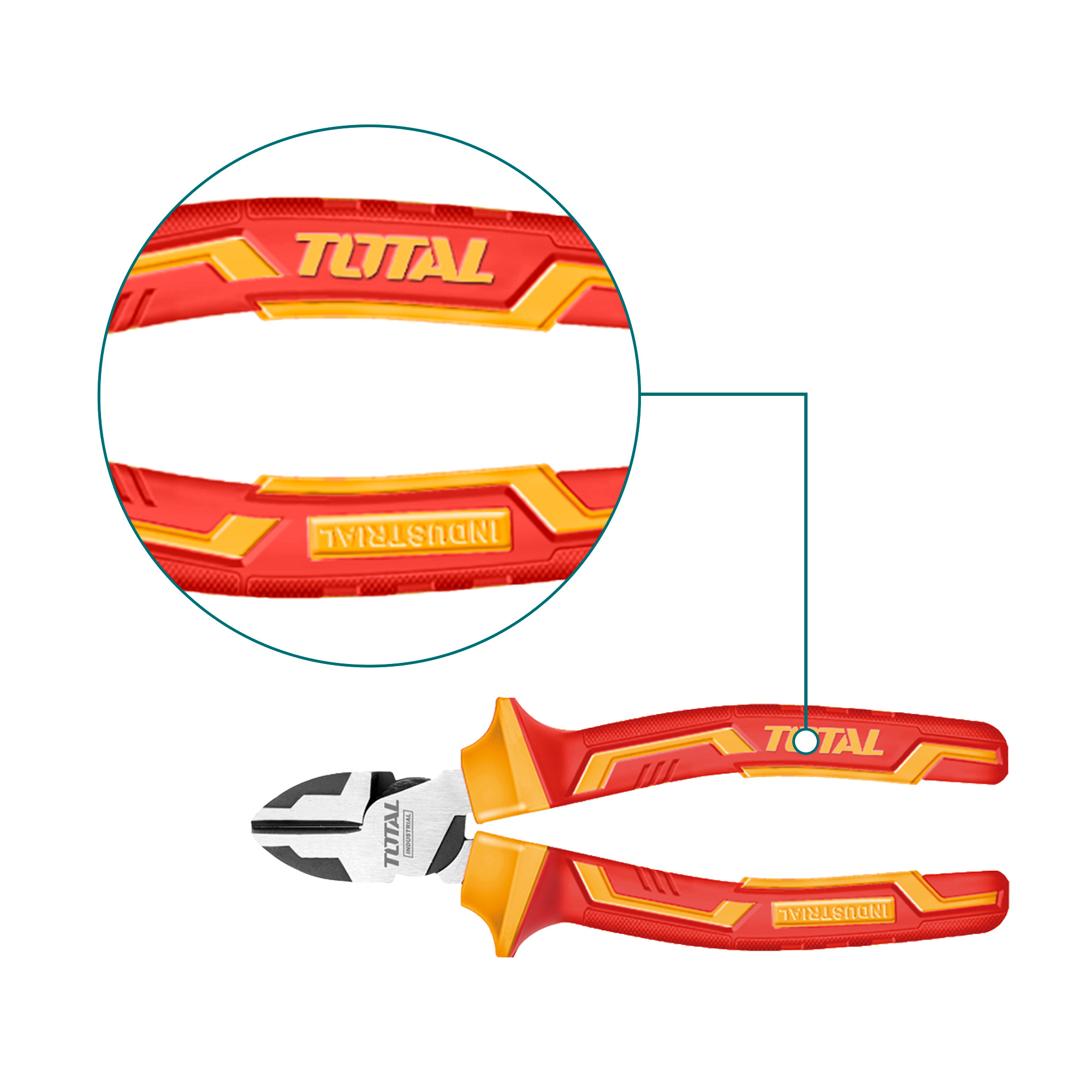 [TOTAL] - ALICATE AISLAD CORTE 160MM THTIP2261 (D) - Gallery Image