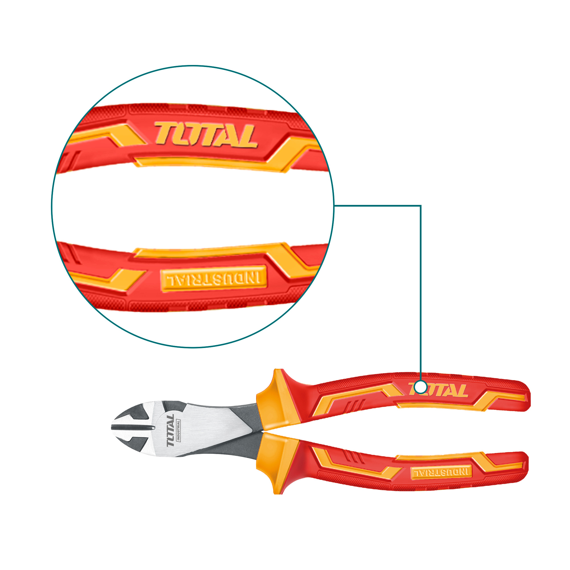 [TOTAL] - ALICATE AISLAD CORTE 180MM THTIP2571 (D) - Gallery Image