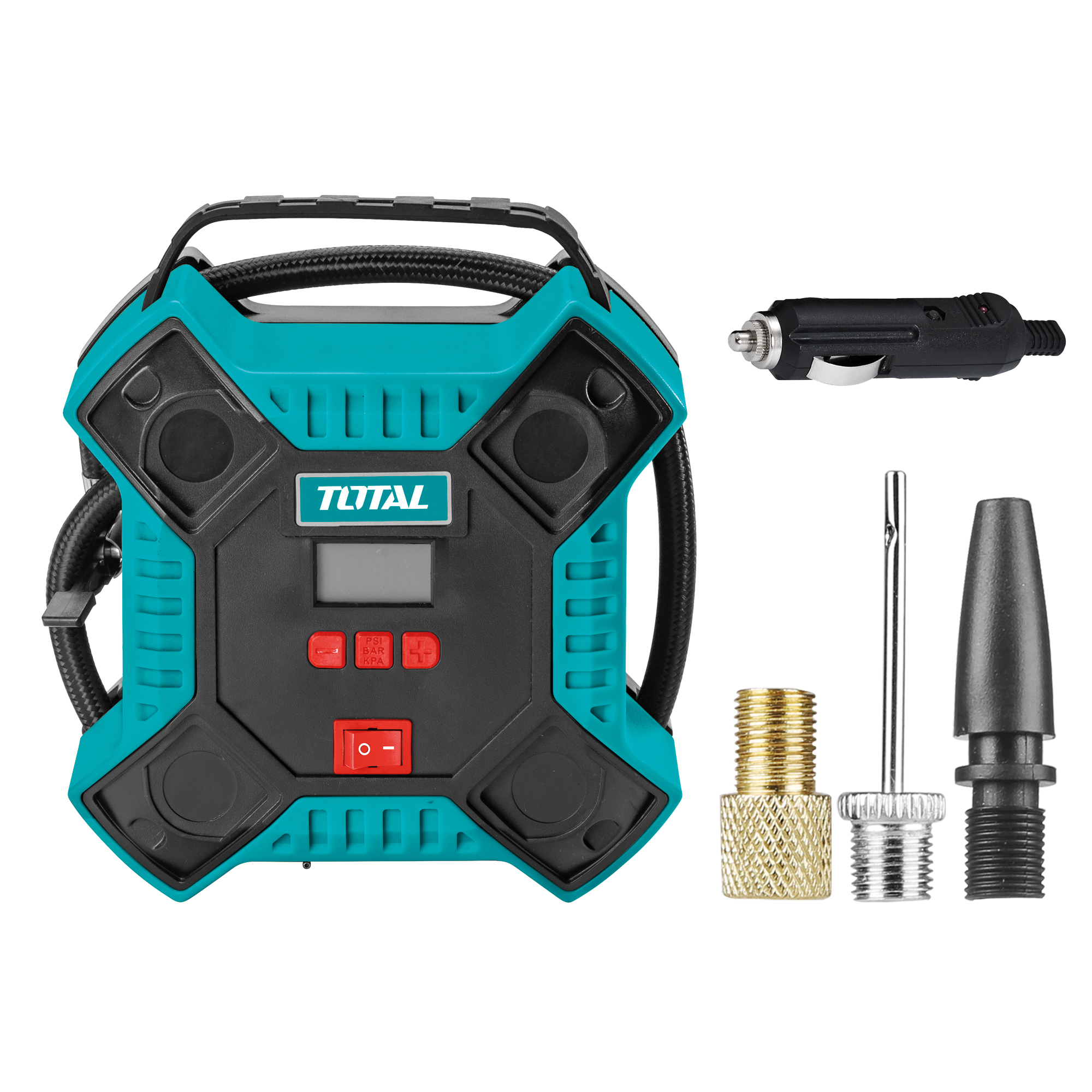 [TOTAL] - COMPRESOR PORTATIL 12V TTAC1601 (S)