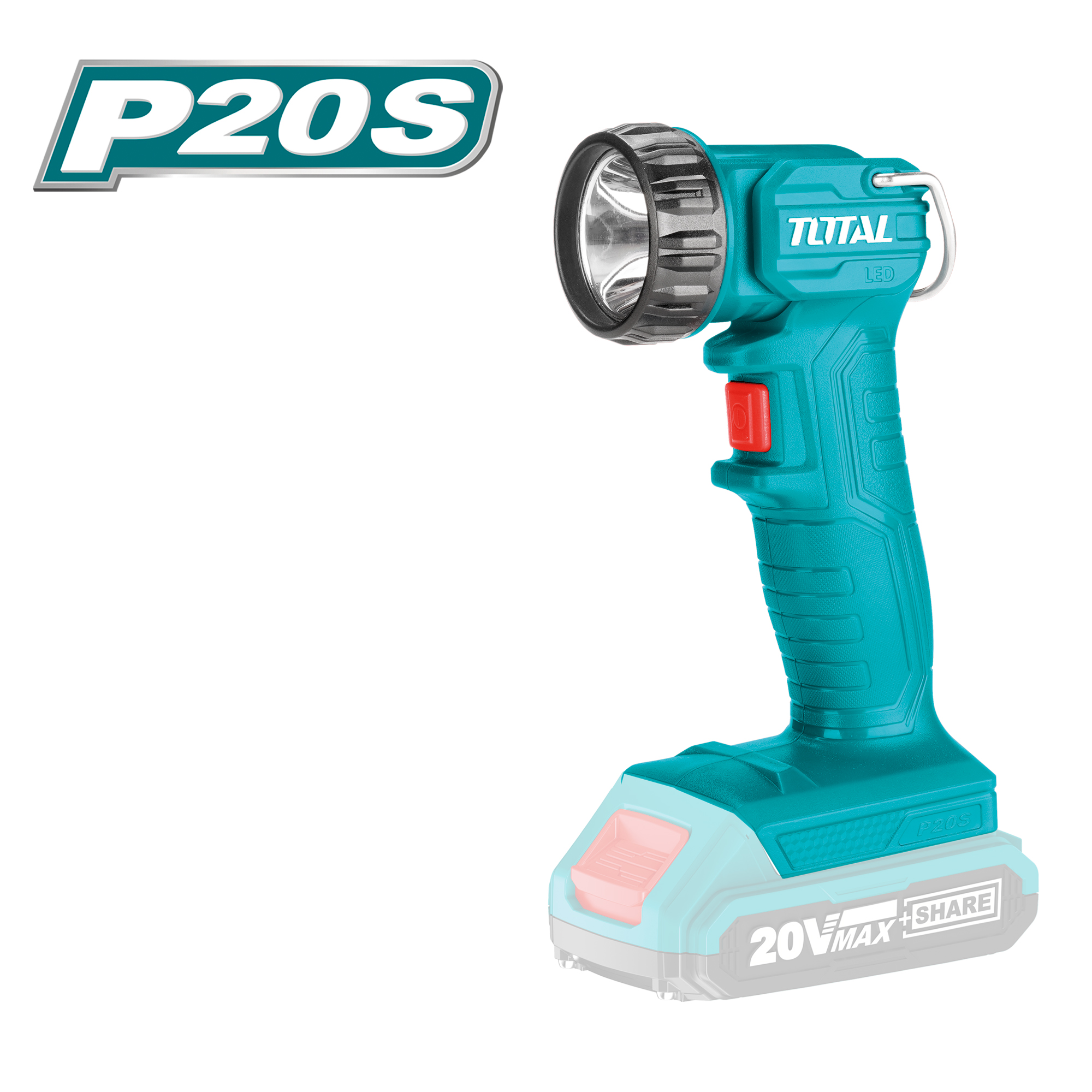 [TOTAL] - LINTERNA BATERIA 20V TWLI2023 (D)