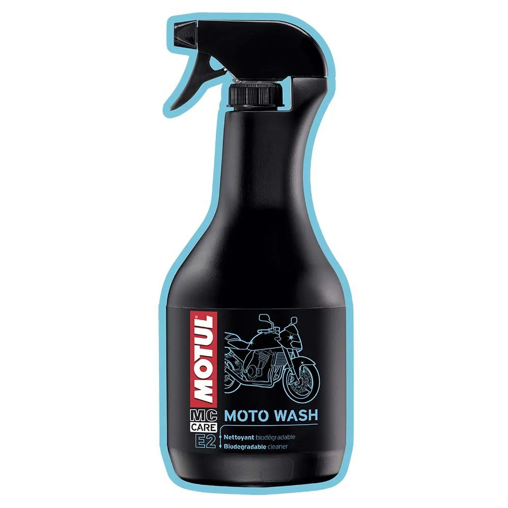 MOTUL - LIMPIADOR / CHAMPÚ CON ACLARADO - E2 MOTO WASH - 1L