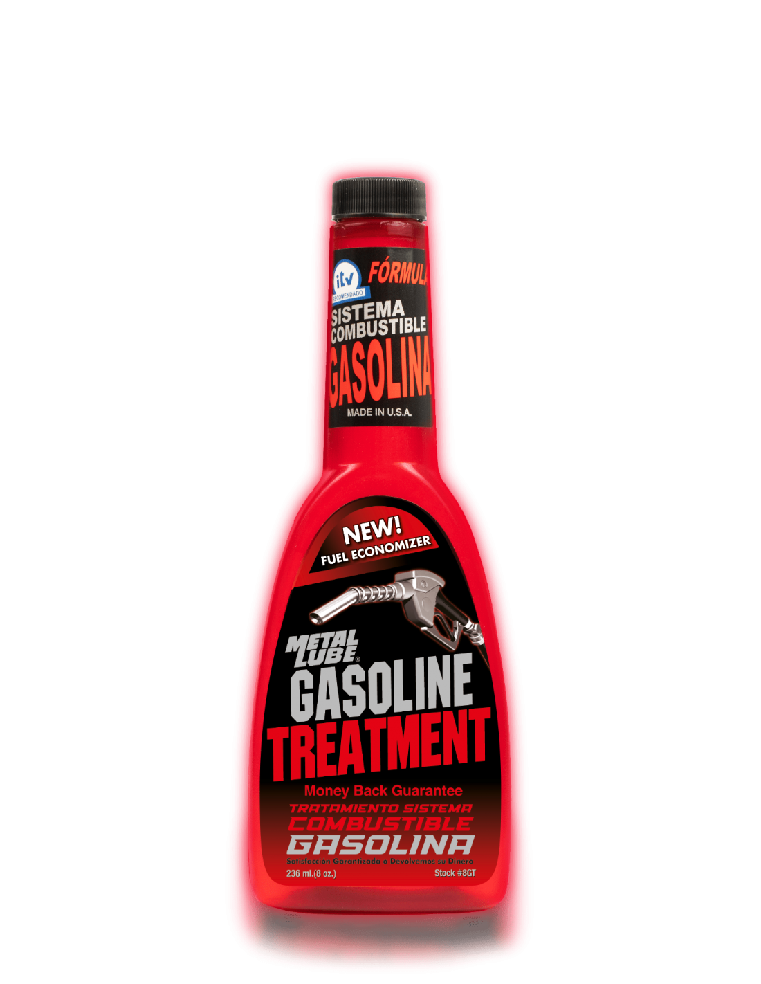 METAL LUBE - TRATAMIENTO PARA EL SISTEMA DE COMBUSTIBLE GASOLINA - 236ML